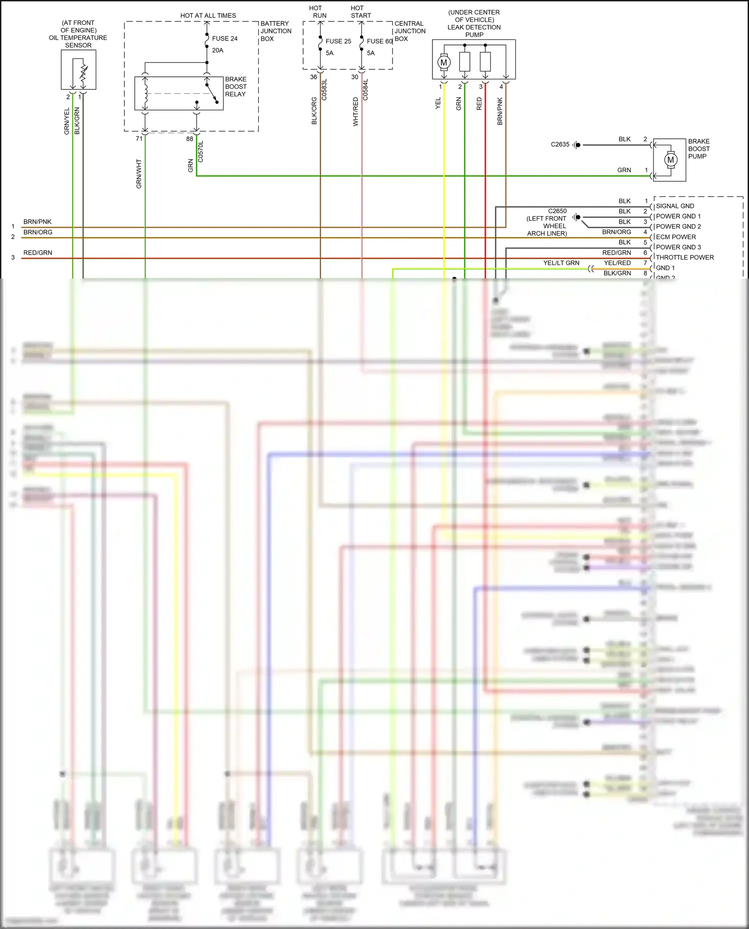 Wiring diagram run for Land Rover Discovery III (2004-2009) (13 of 13)