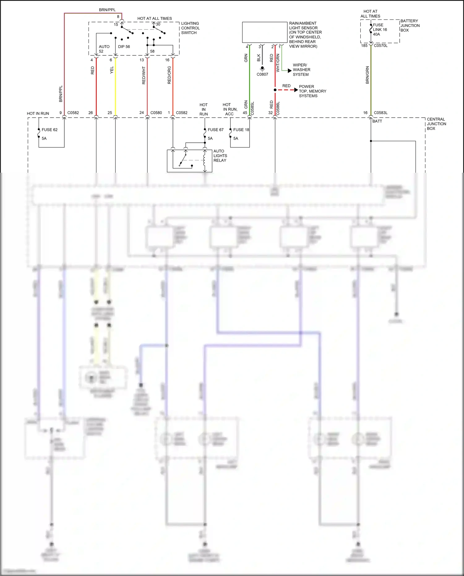 Wiring diagram run for Land Rover Discovery III (2004-2009) (4 of 13)