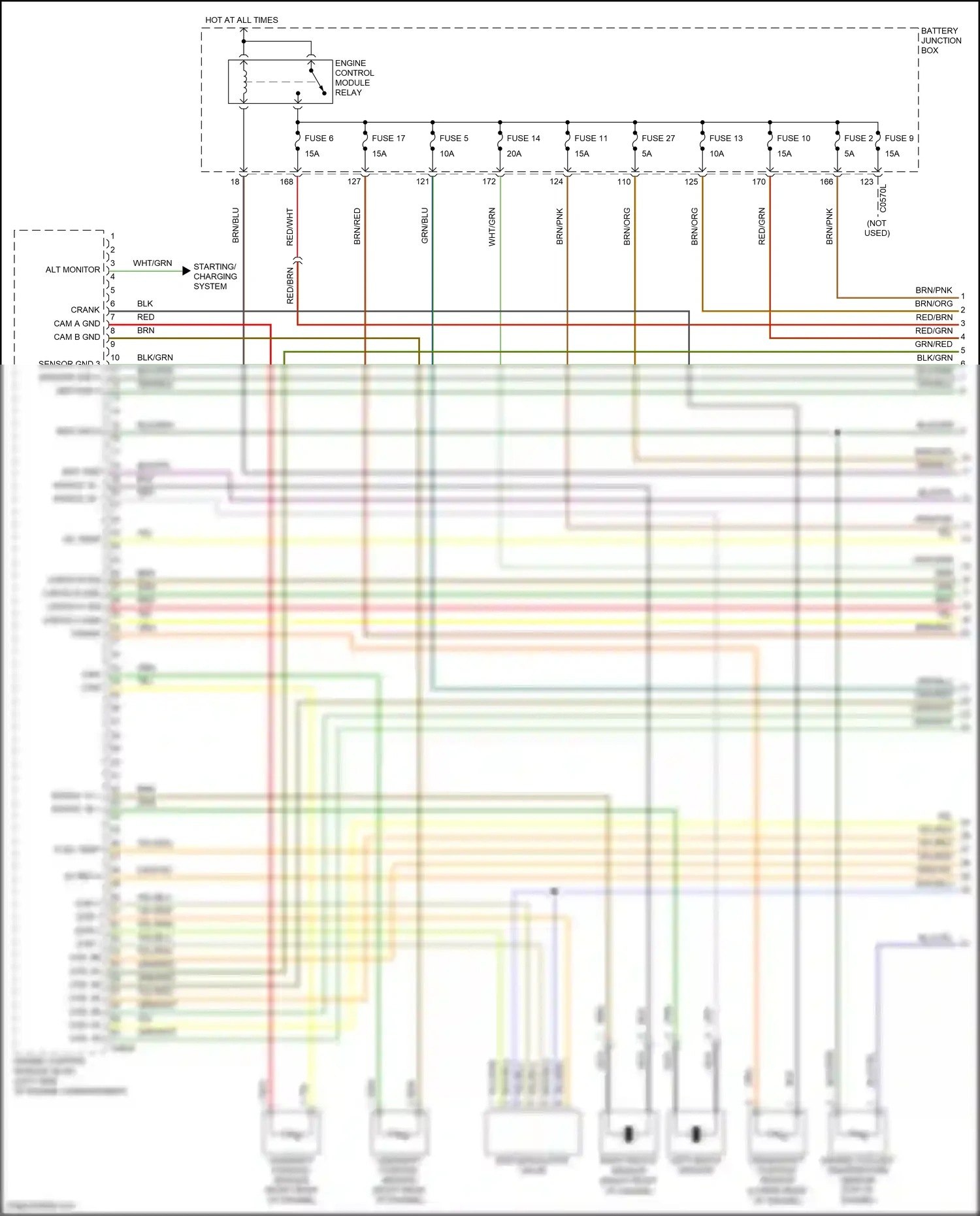 Wiring diagram sensor gnd 4 for Land Rover Discovery III (2004-2009) (1 of 1)