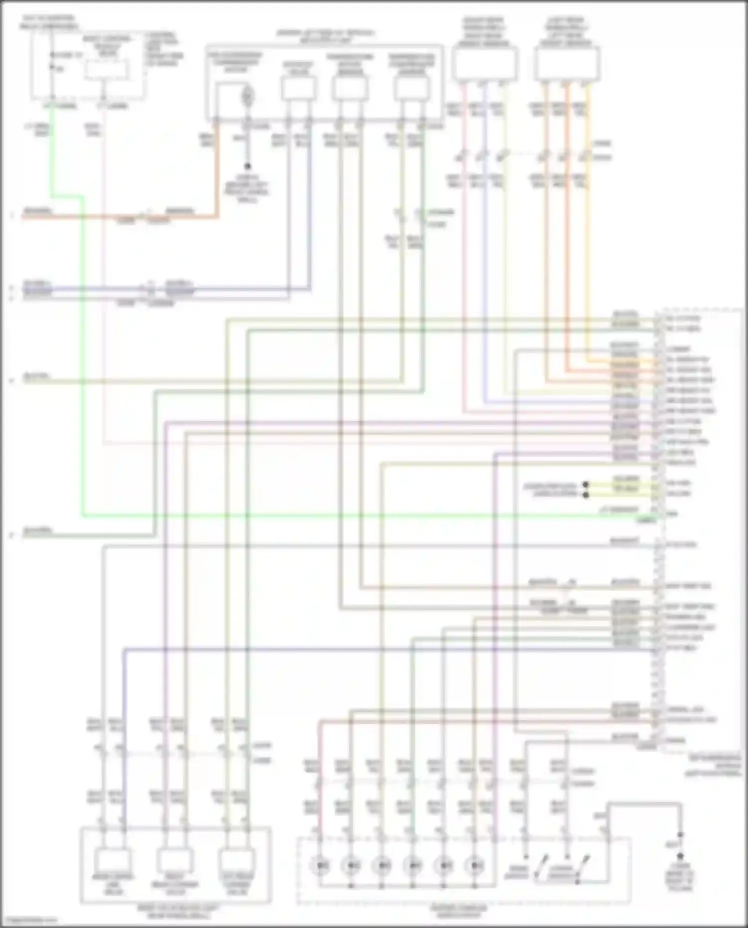 Discovery Land Rover IV facelift (2013-2016): Electronic suspension circuit (2 of 2)
