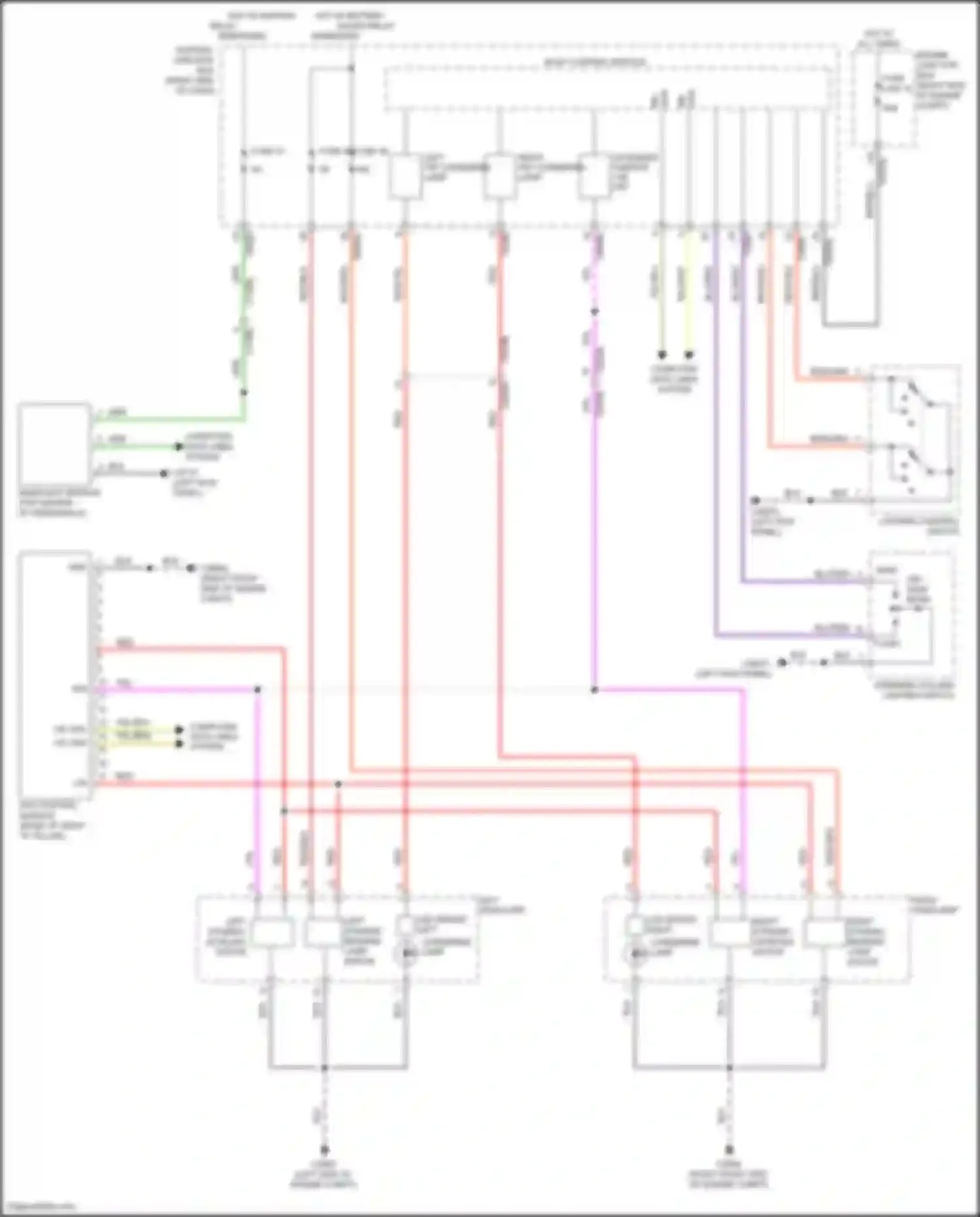 Discovery Land Rover IV facelift (2013-2016): Adaptive front lighting circuit
