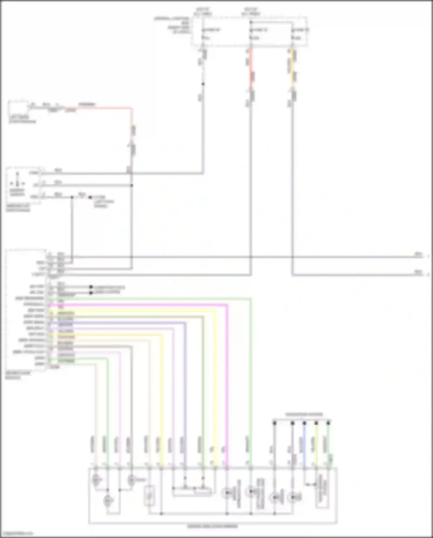 Discovery Land Rover IV facelift (2013-2016): Memory mirrors circuit (1 of 2)