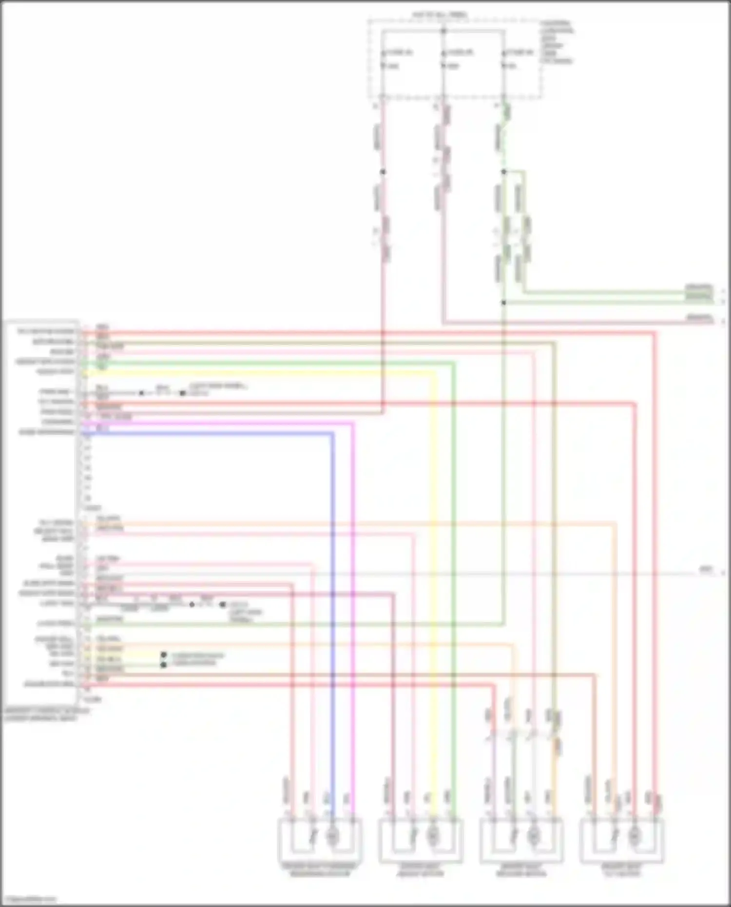 Discovery Land Rover IV facelift (2013-2016): Memory seat circuit (1 of 2)