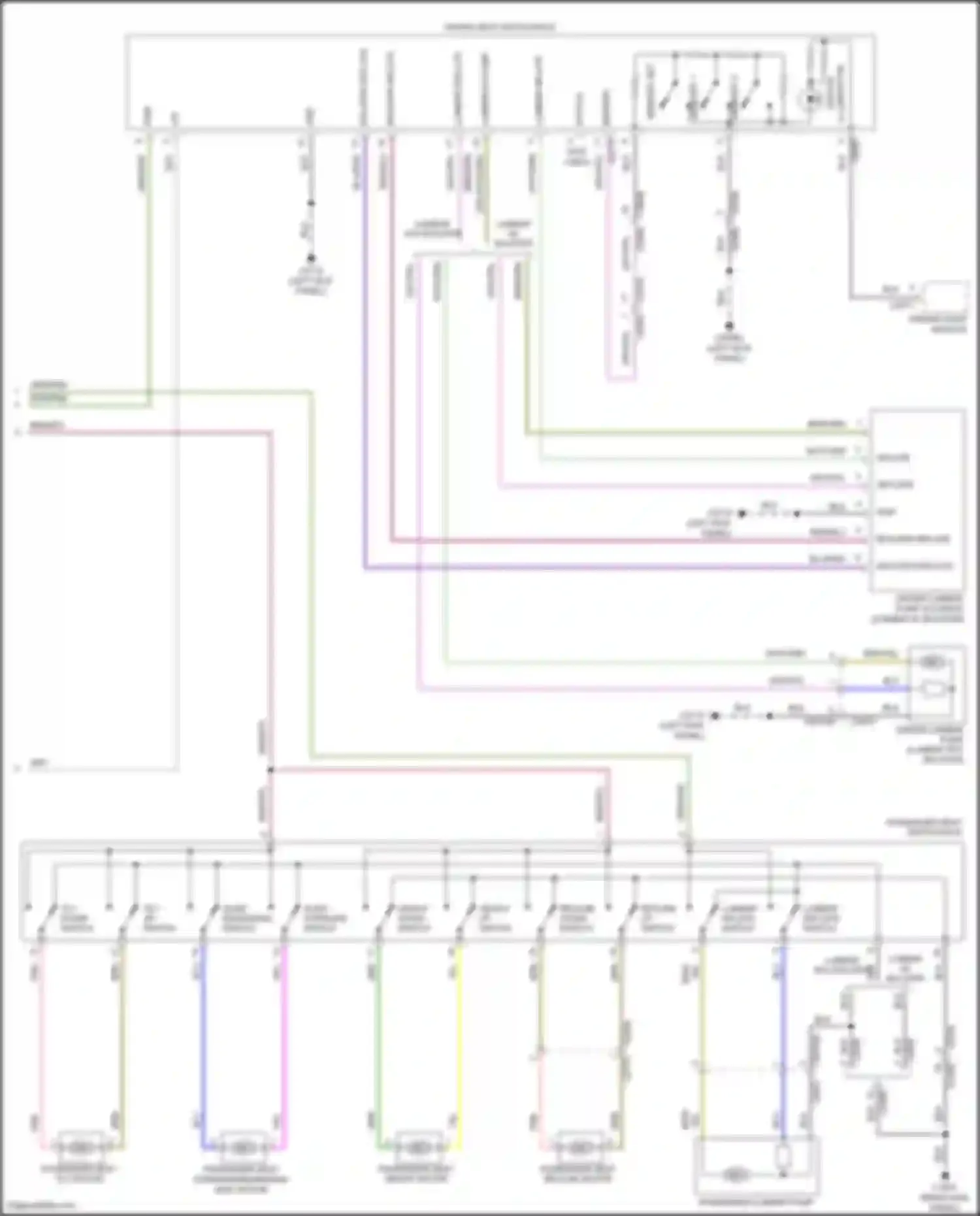 Discovery Land Rover IV facelift (2013-2016): Memory seat circuit (2 of 2)