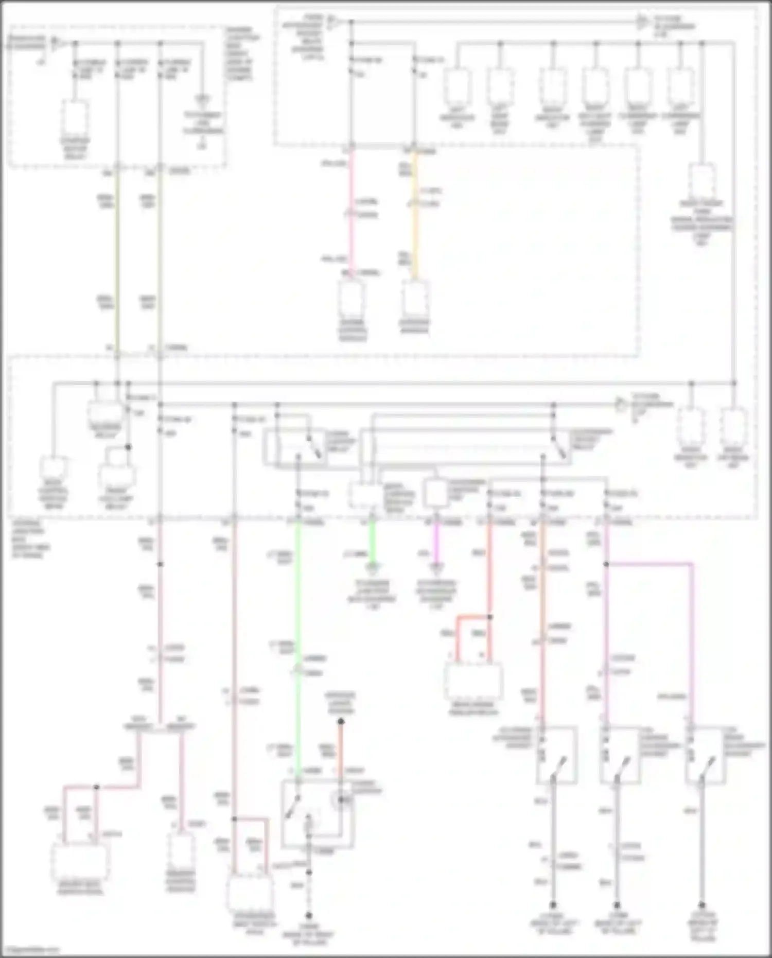 Discovery Land Rover IV facelift (2013-2016): Power distribution circuit (2 of 5)