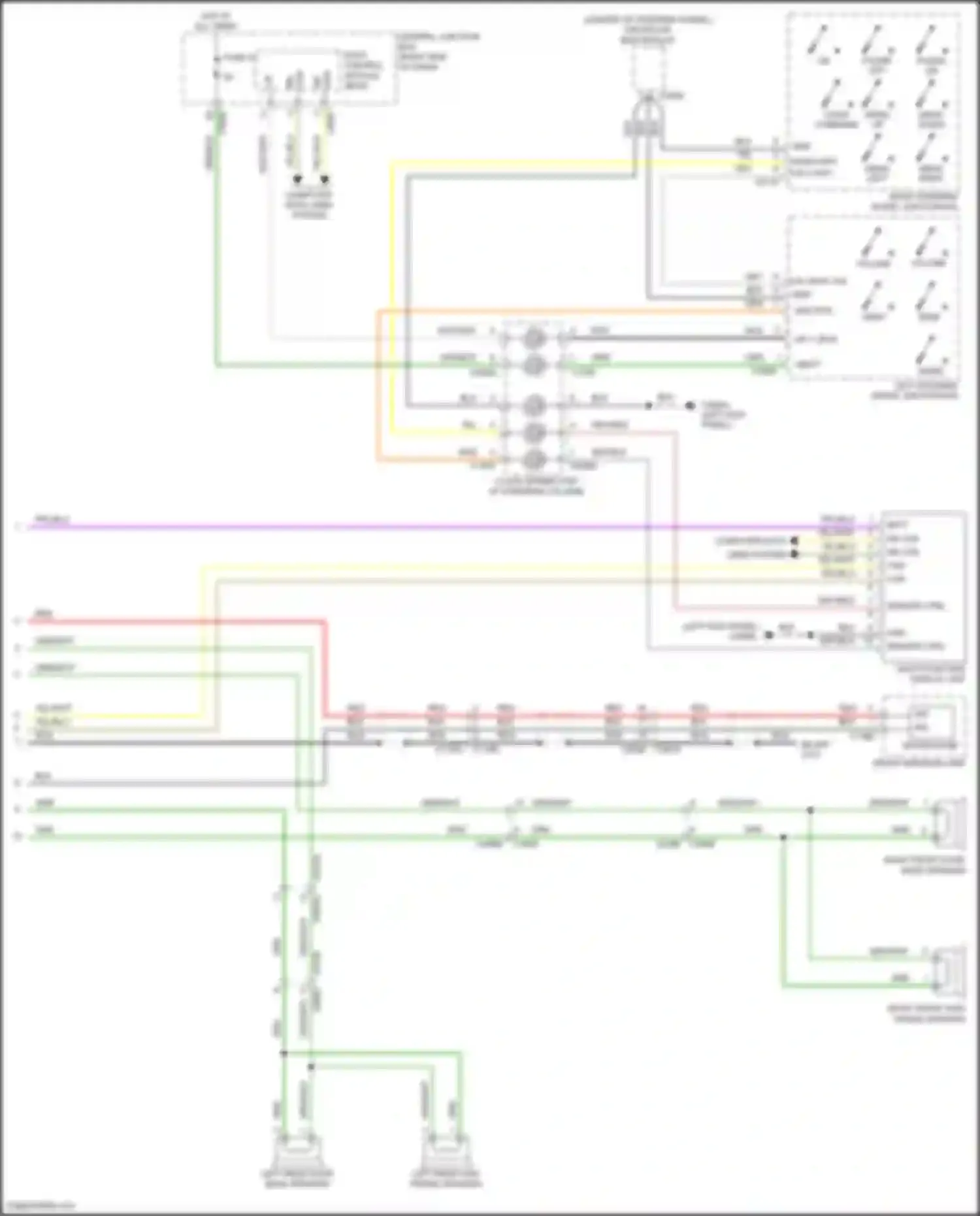Discovery Land Rover IV facelift (2013-2016): Radio circuit, low line (2 of 2)
