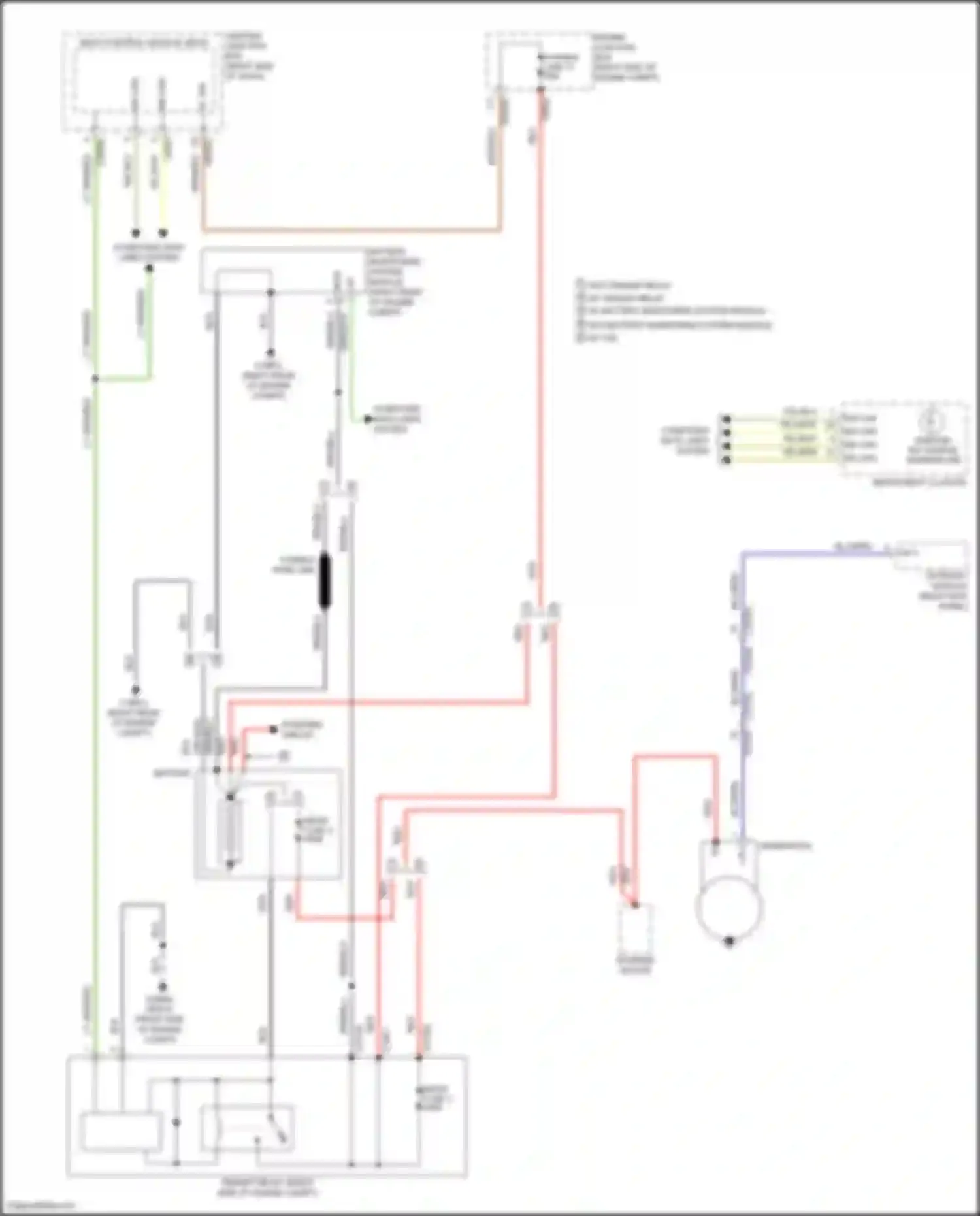 Discovery Land Rover IV facelift (2013-2016): Charging circuit