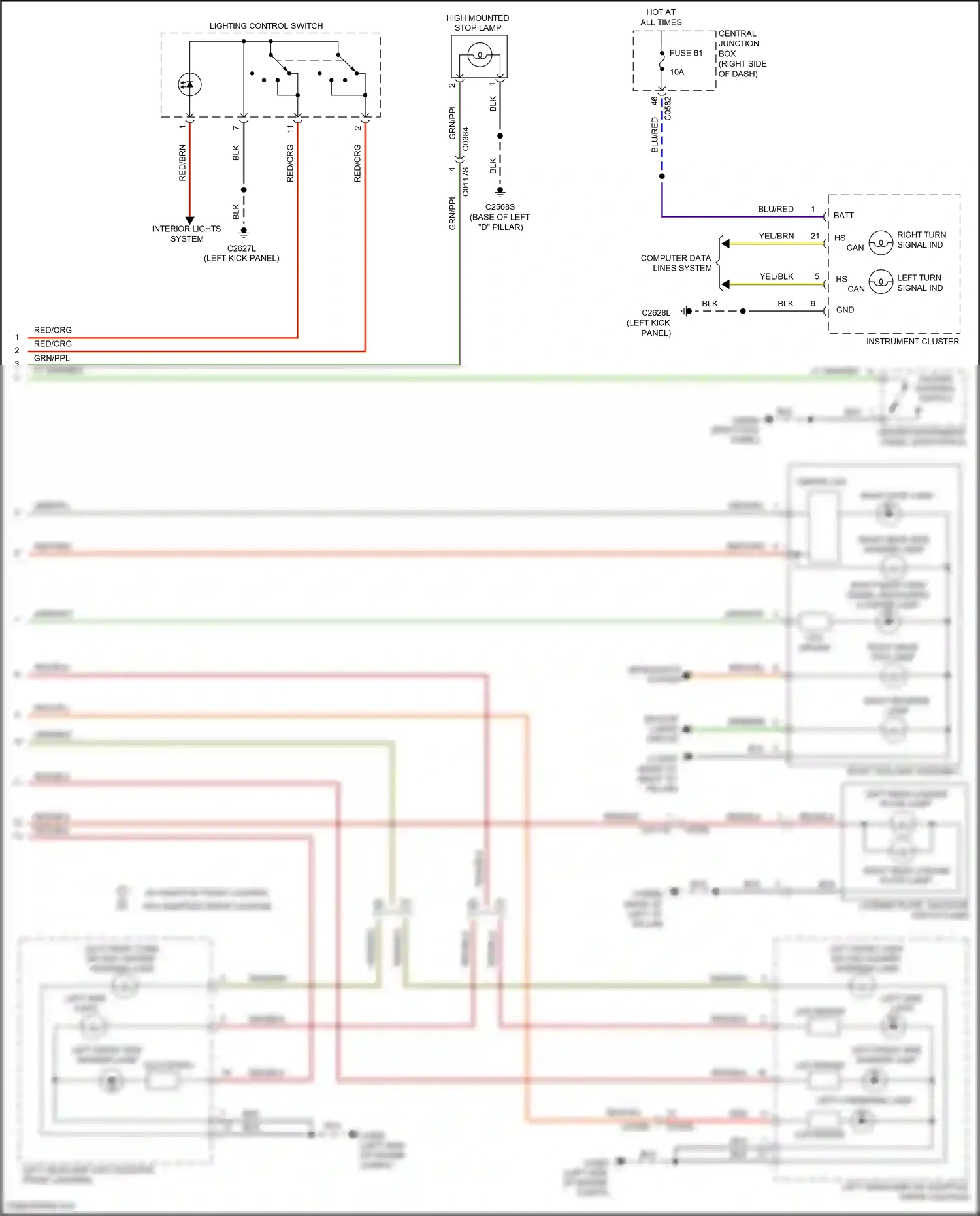 Wiring diagram blk for Land Rover Discovery IV facelift (2013-2016) (46 of 94)