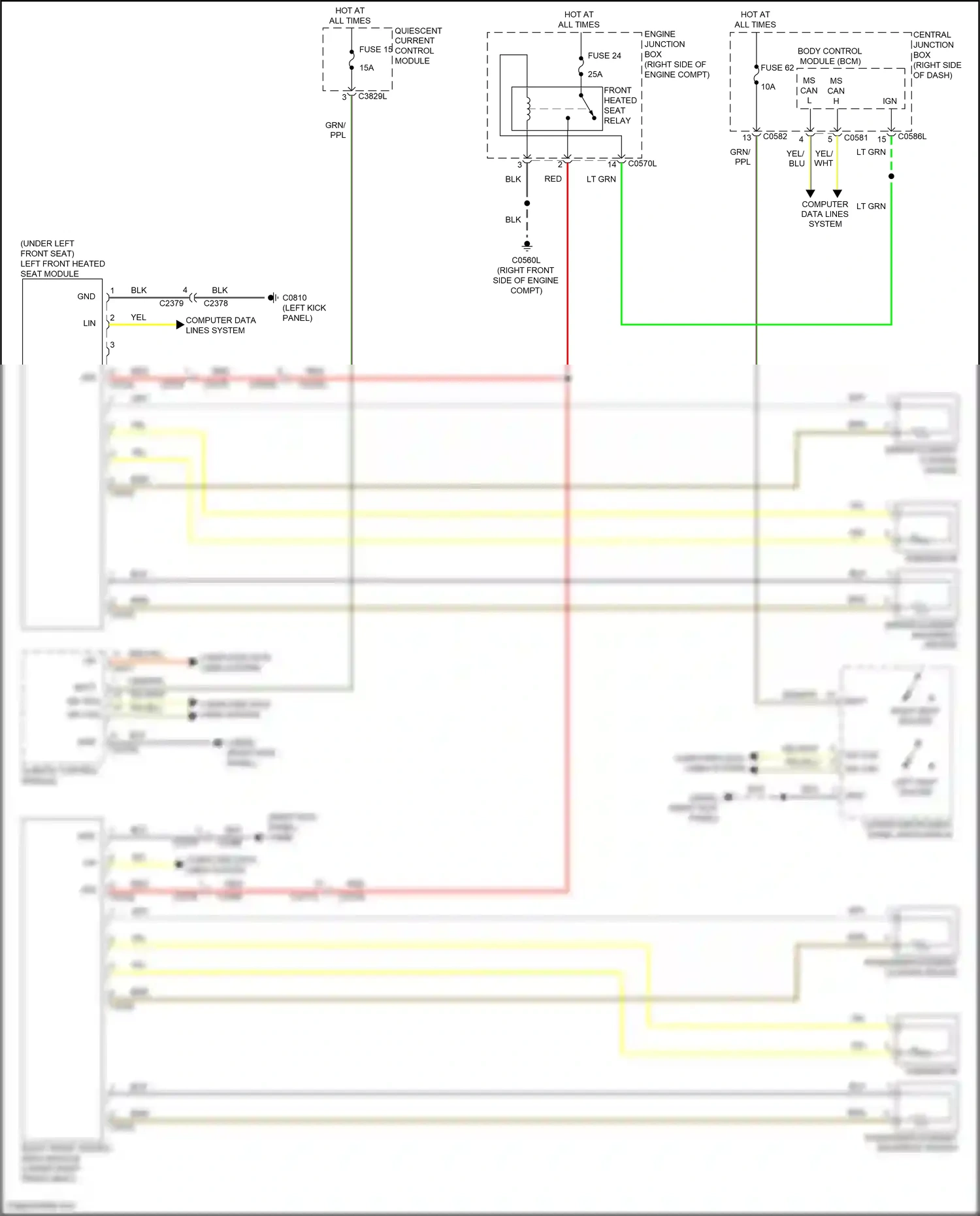 Wiring diagram climate control module for Land Rover Discovery IV facelift (2013-2016) (4 of 11)