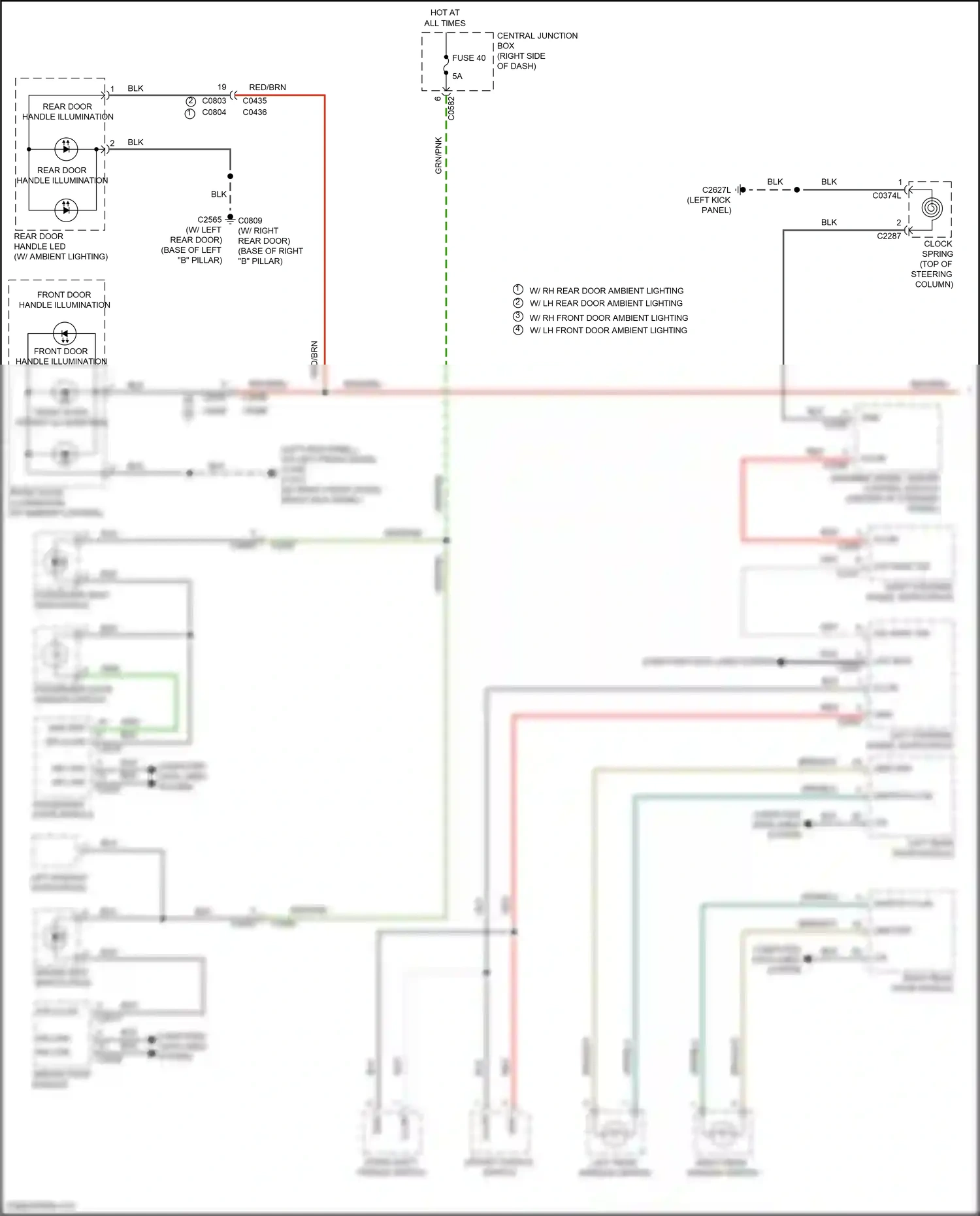Wiring diagram clock- spring for Land Rover Discovery IV facelift (2013-2016) (6 of 13)