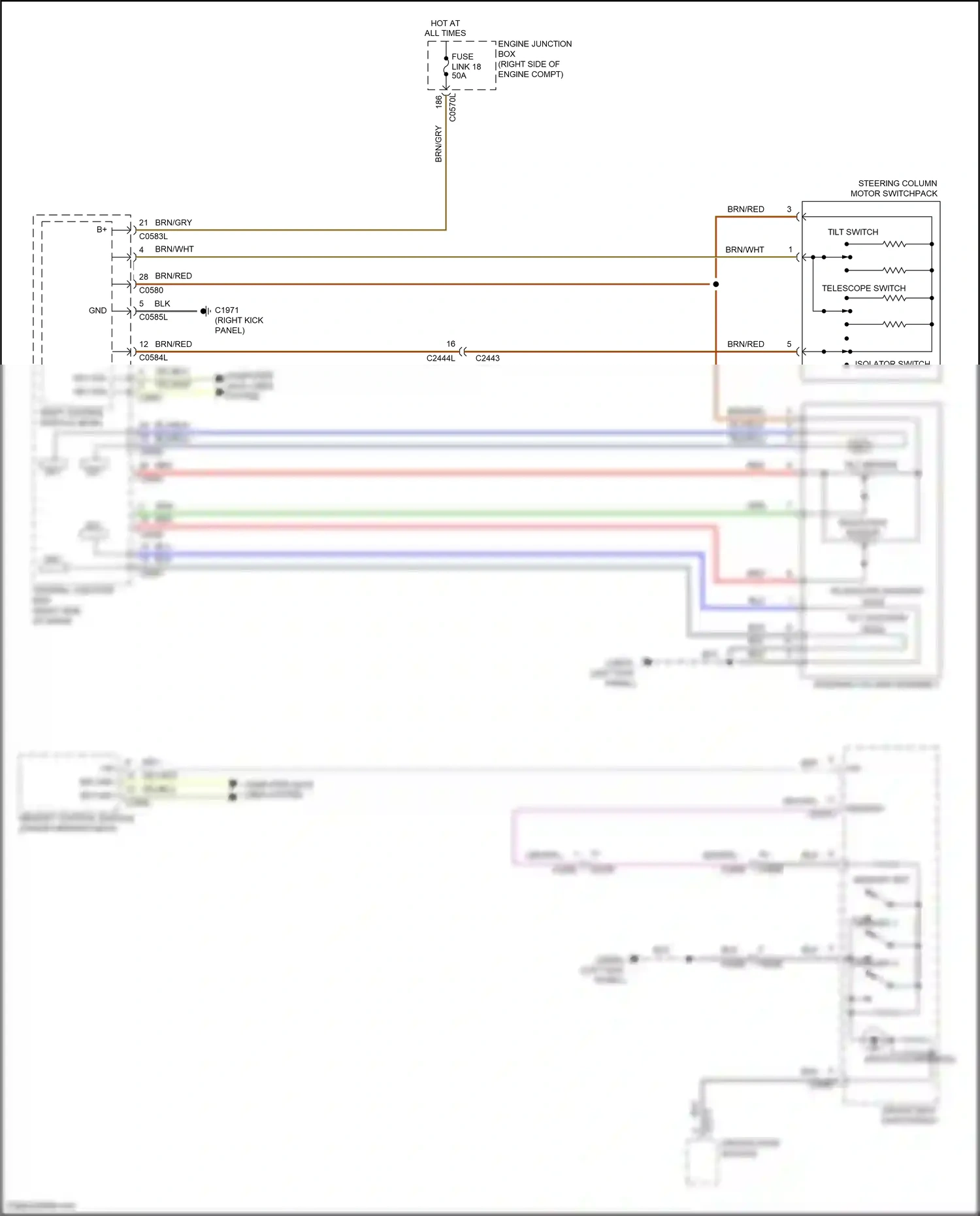 Wiring diagram computer data lines system for Land Rover Discovery IV facelift (2013-2016) (66 of 68)