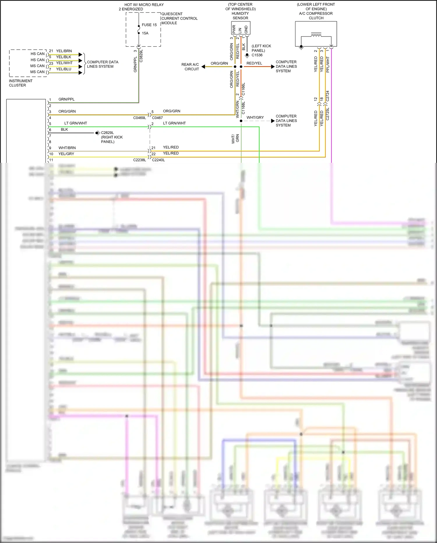 Wiring diagram computer data lines system for Land Rover Discovery IV facelift (2013-2016) (12 of 68)