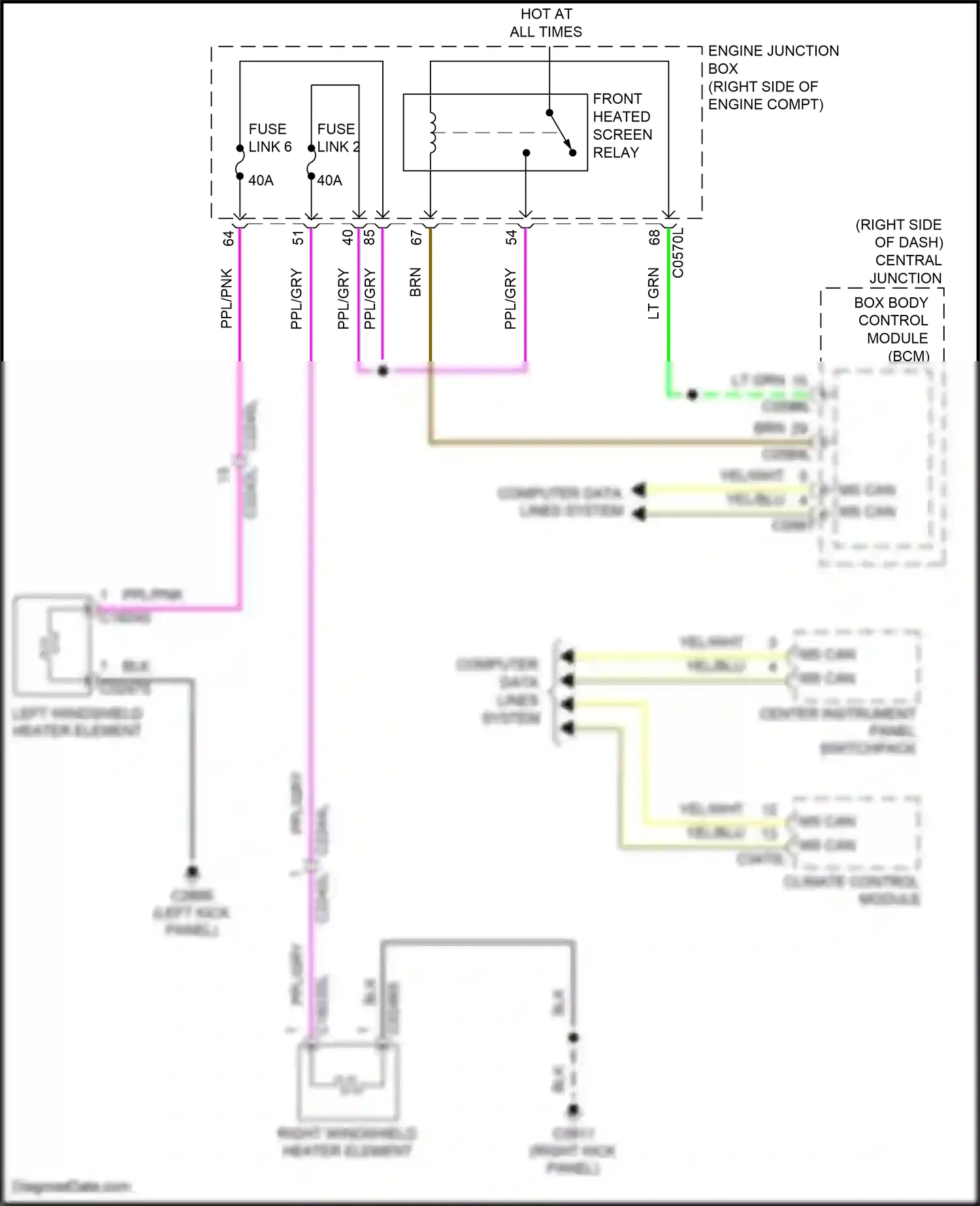 Wiring diagram computer data lines system for Land Rover Discovery IV facelift (2013-2016) (45 of 68)