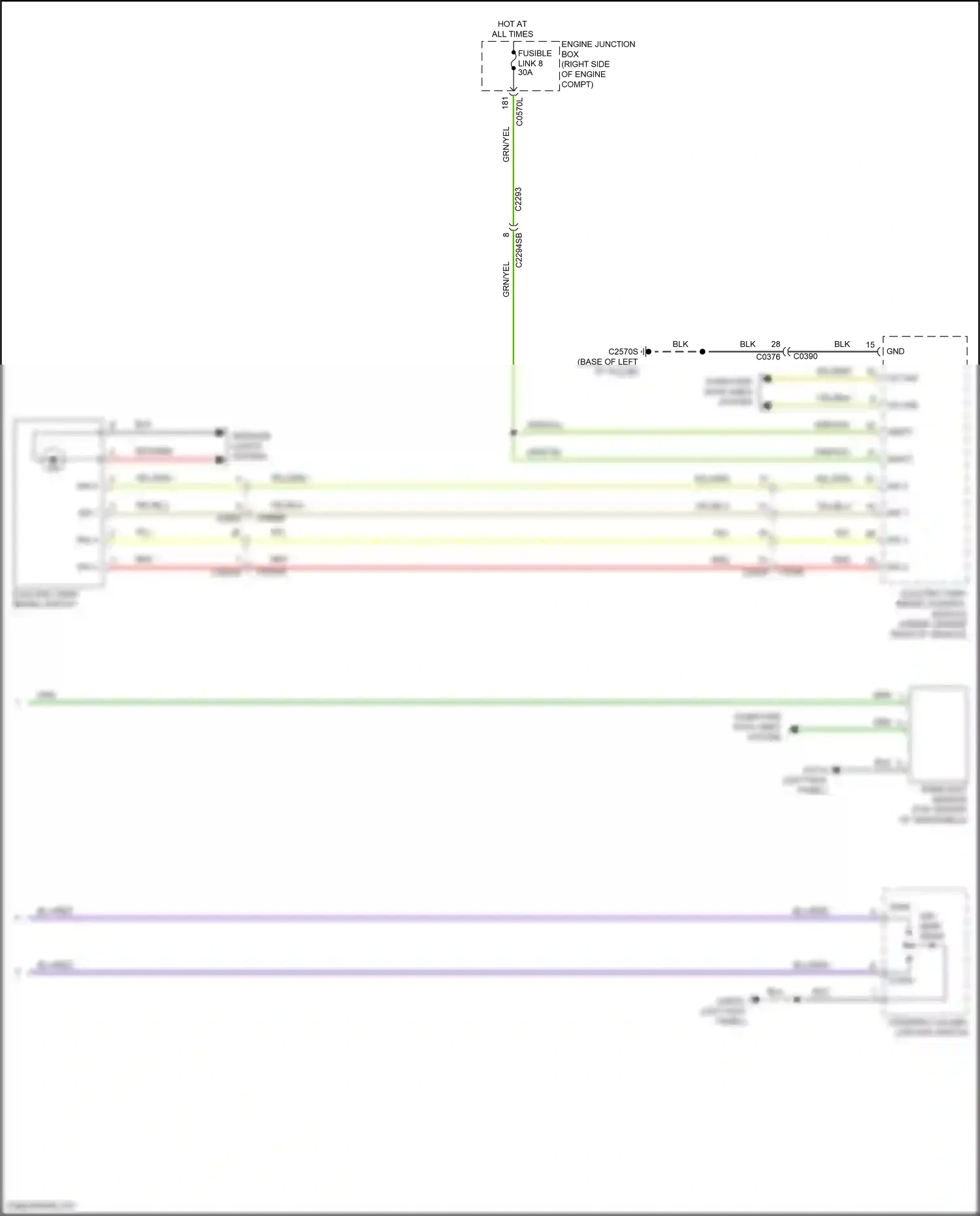 Wiring diagram computer data lines system for Land Rover Discovery IV facelift (2013-2016) (17 of 68)