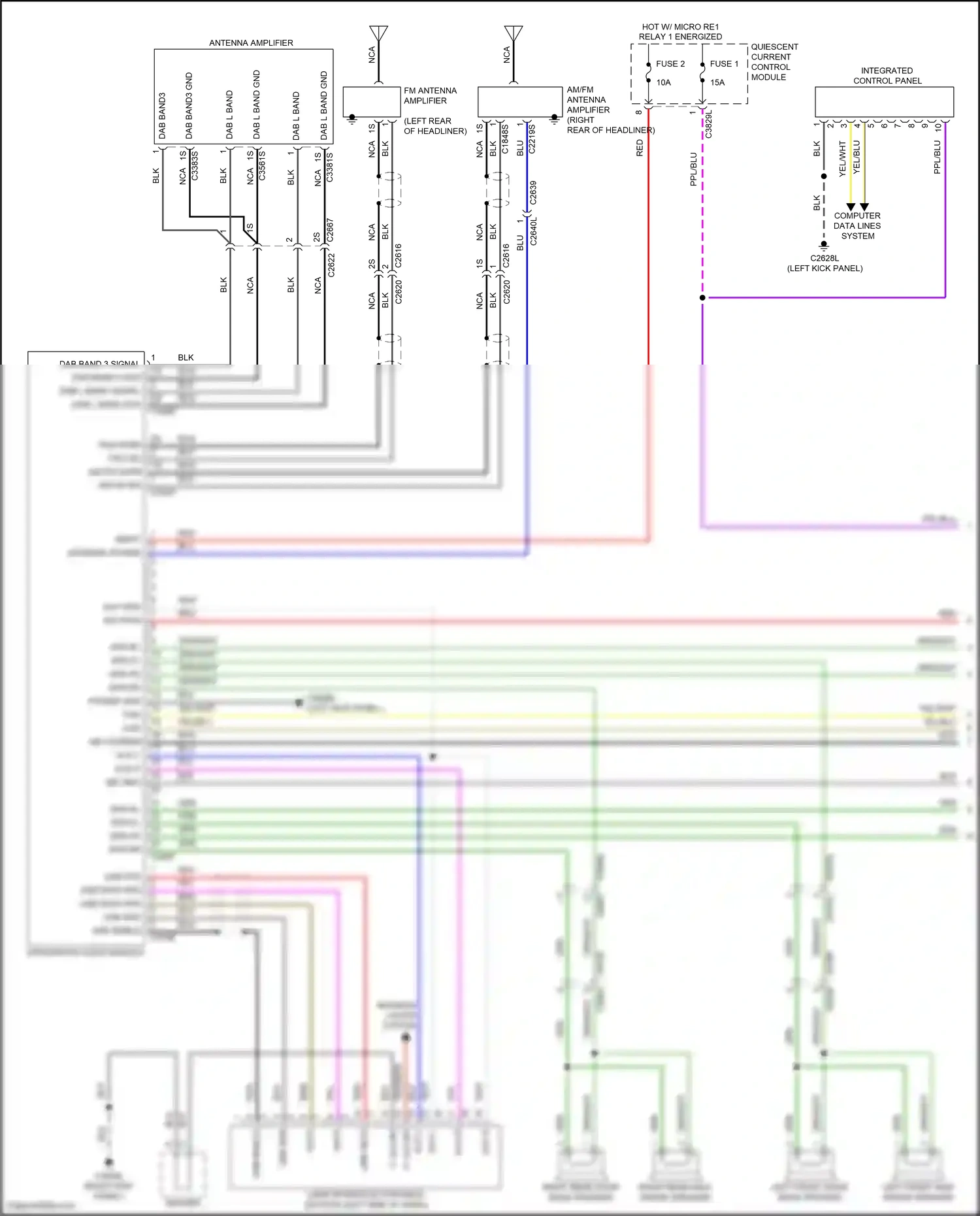 Wiring diagram computer data lines system for Land Rover Discovery IV facelift (2013-2016) (8 of 68)