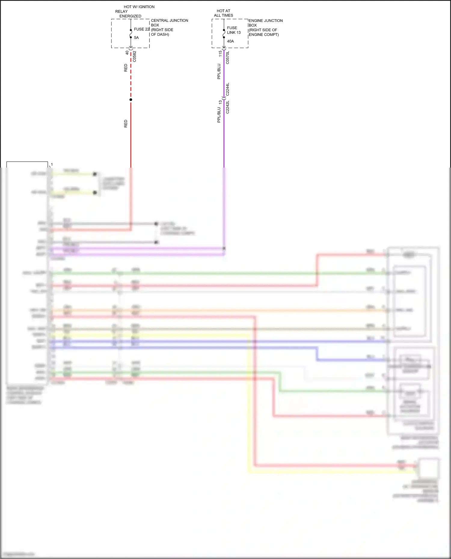 Wiring diagram motor temperature sensor for Land Rover Discovery IV facelift (2013-2016) (1 of 1)
