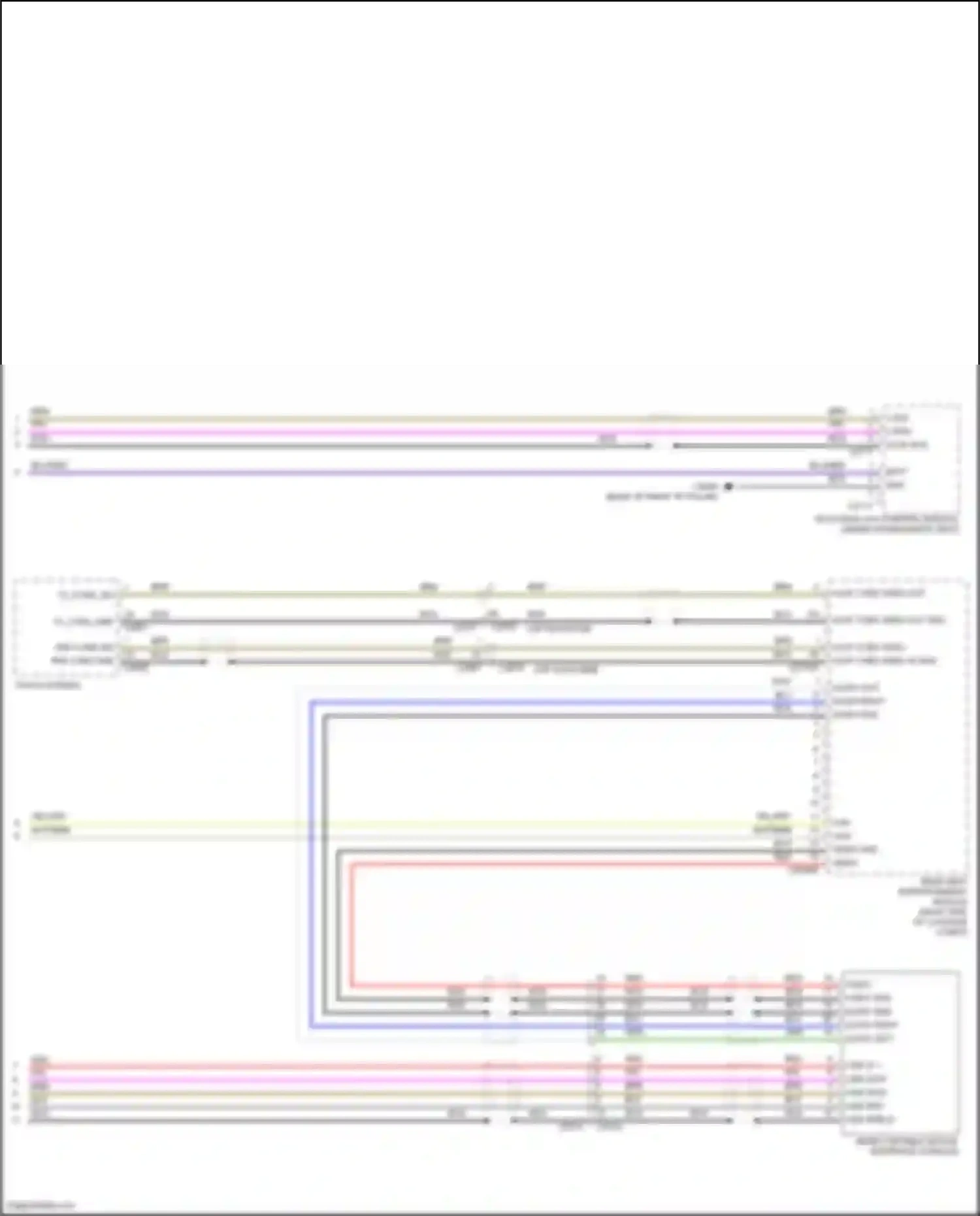 Wiring diagram rear portable device interface console for Land Rover Discovery IV facelift (2013-2016) (1 of 1)