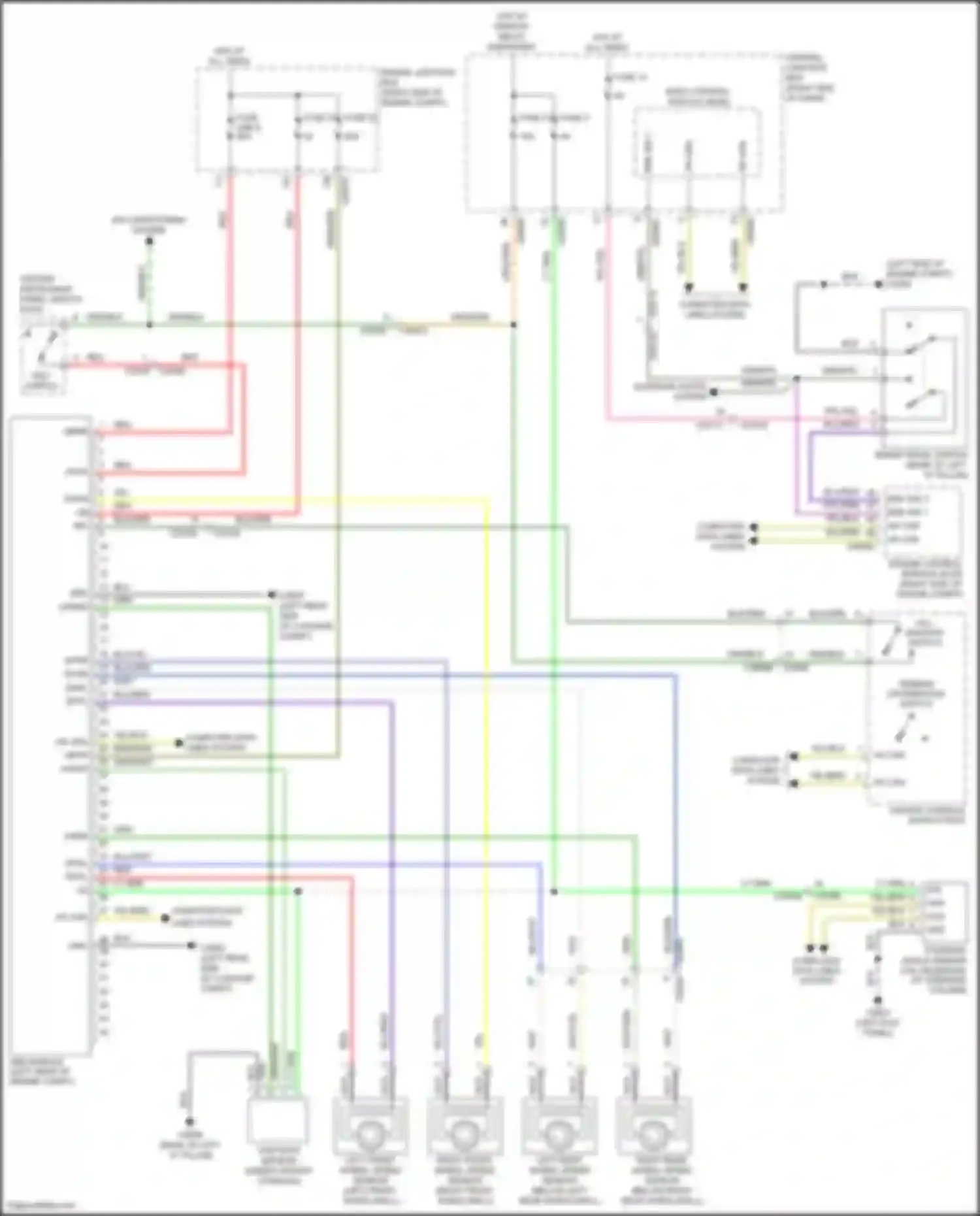 Discovery Land Rover IV (2009-2013): Anti-lock brakes circuit