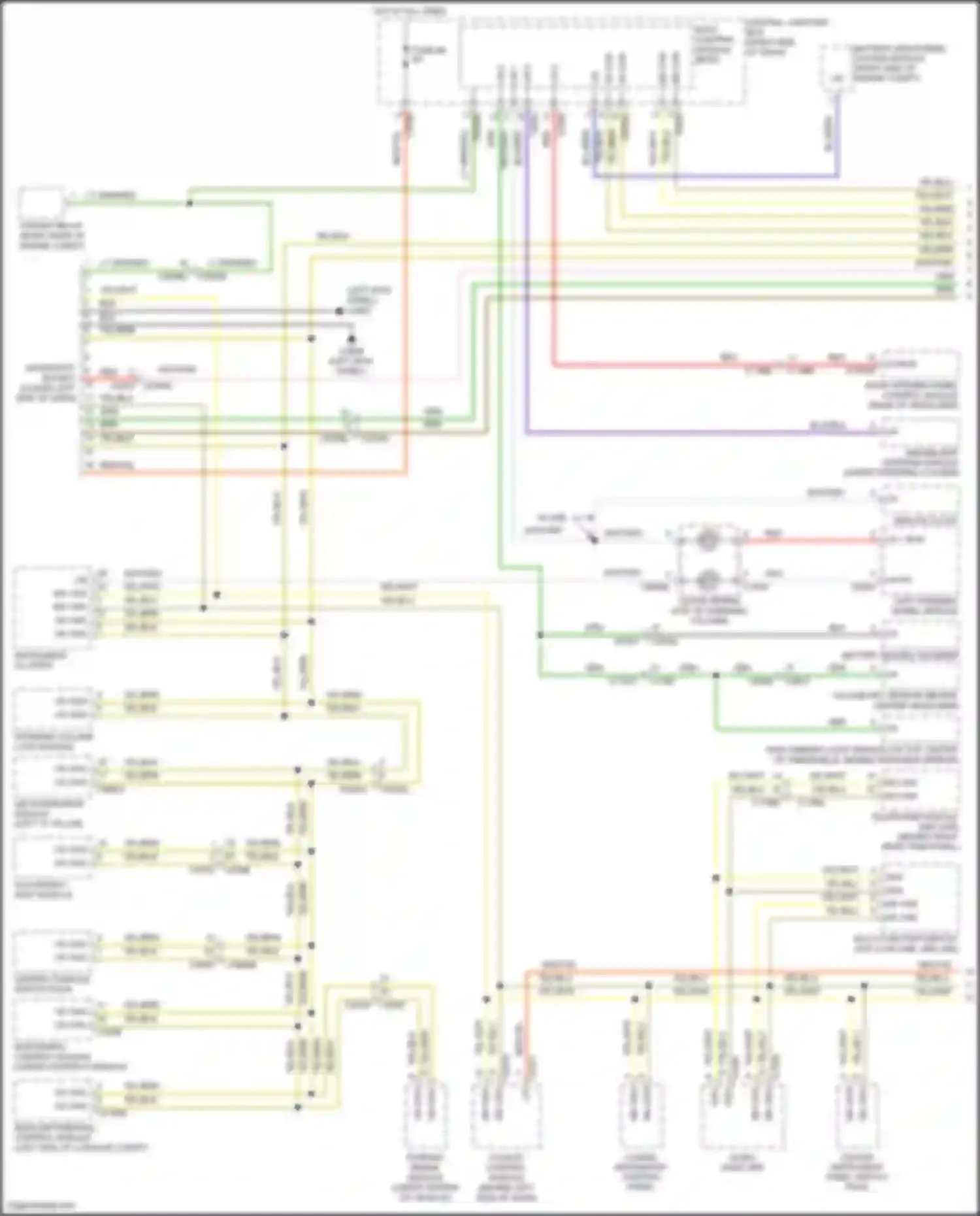 Discovery Land Rover IV (2009-2013): Diagnostic socket circuit (1 of 2)