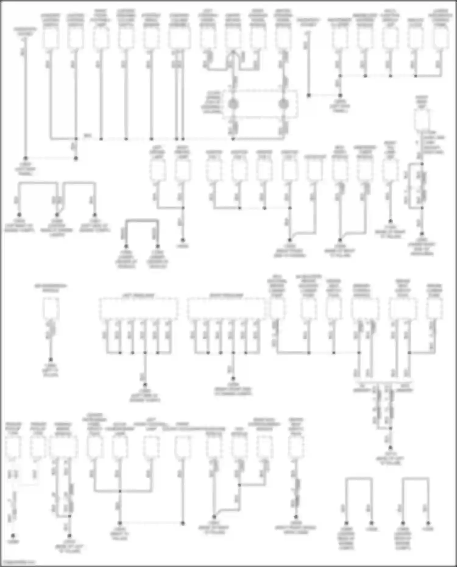 Discovery Land Rover IV (2009-2013): Ground distribution circuit (3 of 3)