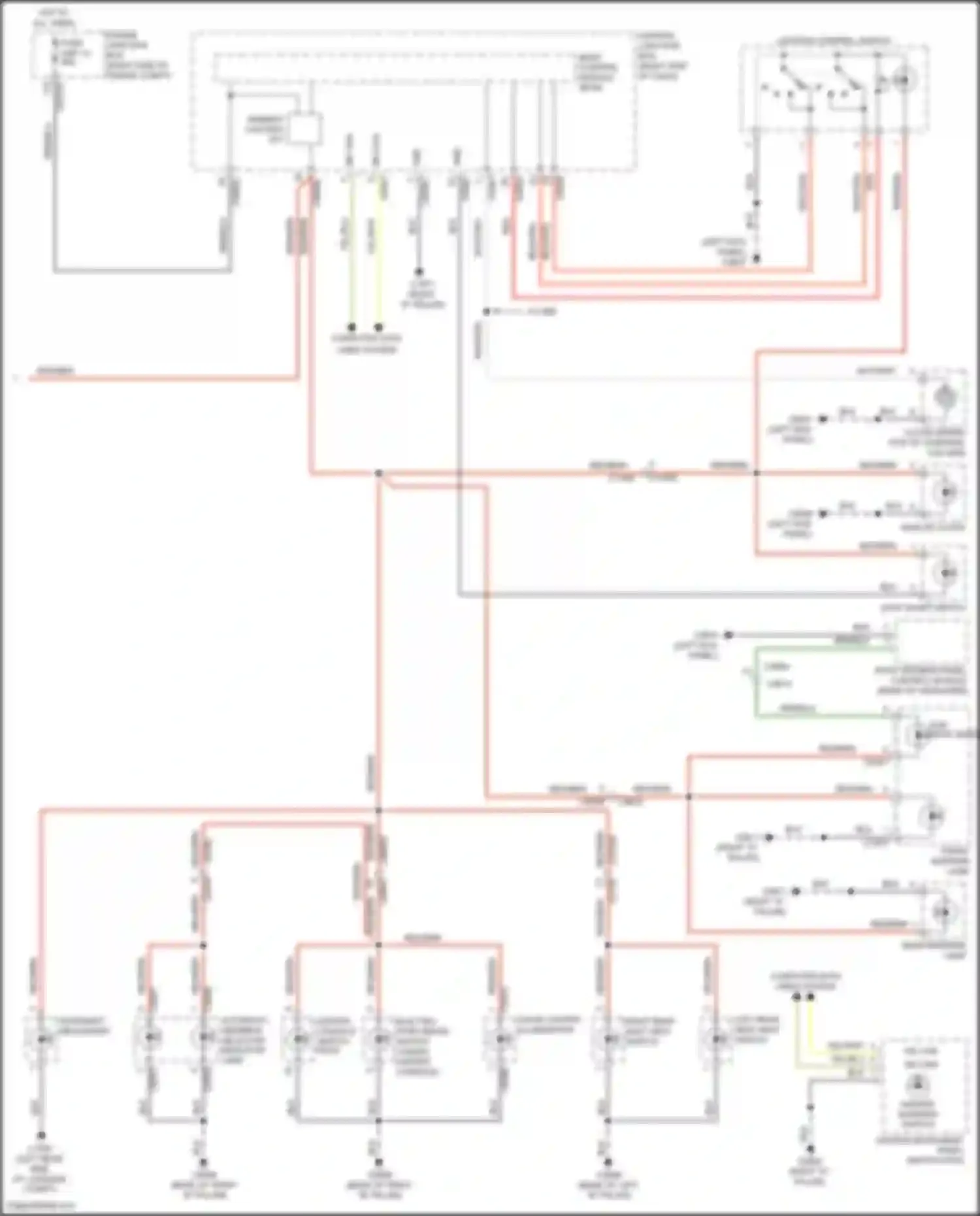 Discovery Land Rover IV (2009-2013): Instrument illumination circuit (2 of 2)