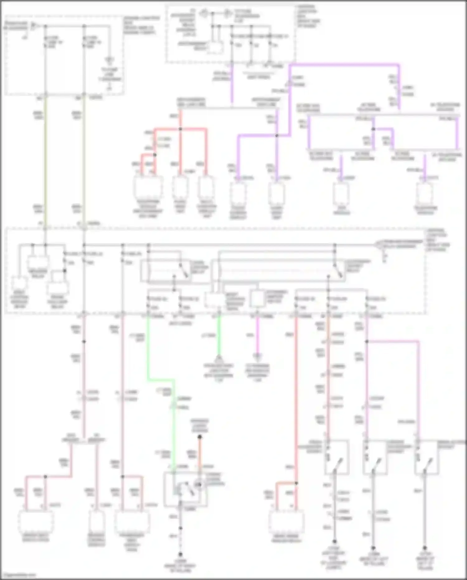 Discovery Land Rover IV (2009-2013): Power distribution circuit (2 of 4)