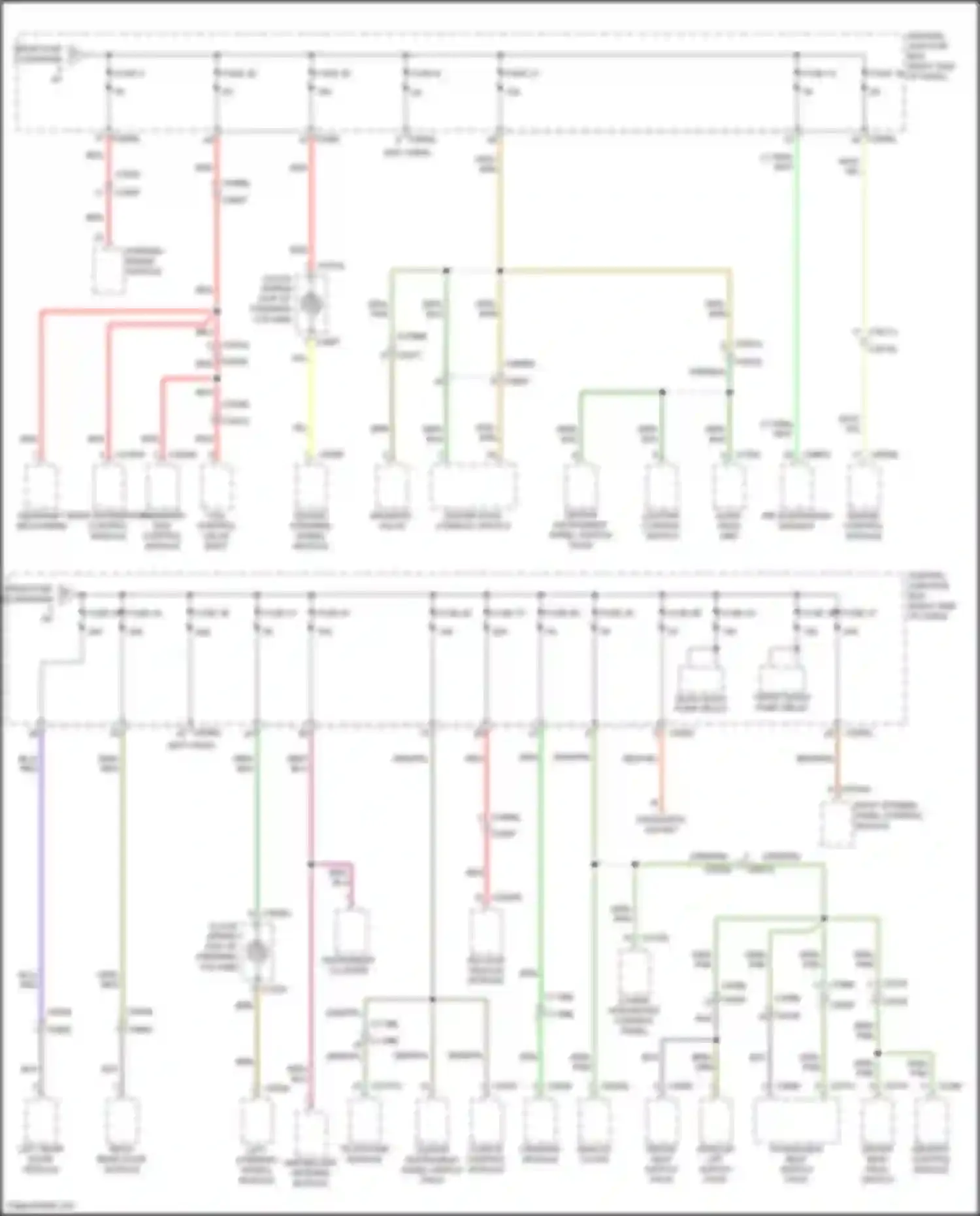Discovery Land Rover IV (2009-2013): Power distribution circuit (4 of 4)