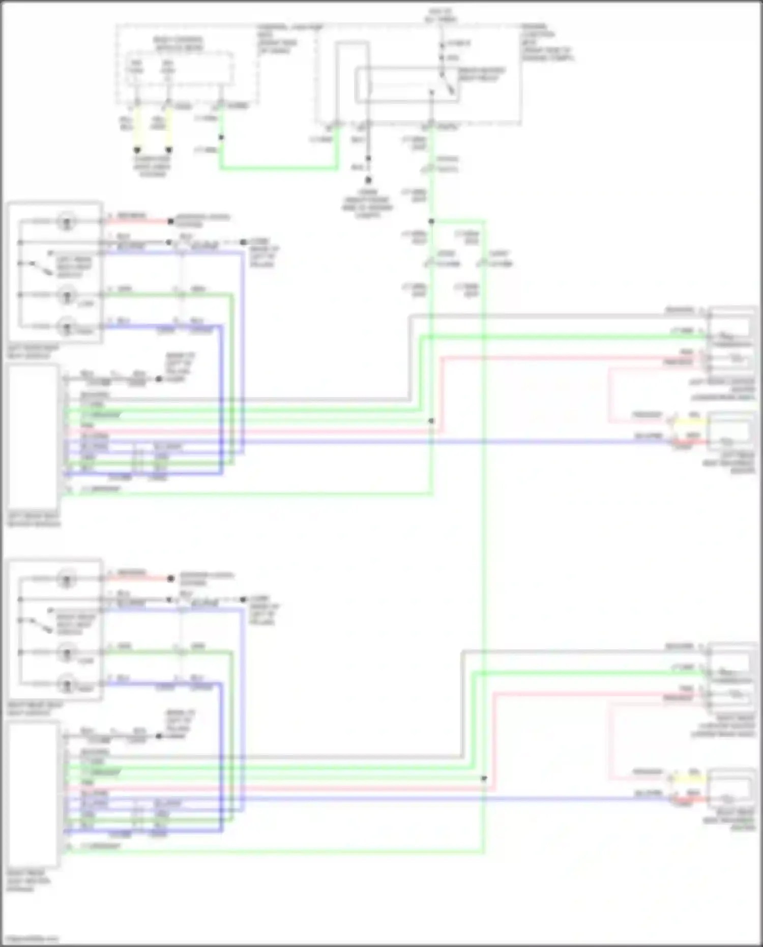 Discovery Land Rover IV (2009-2013): Rear seat heater circuit