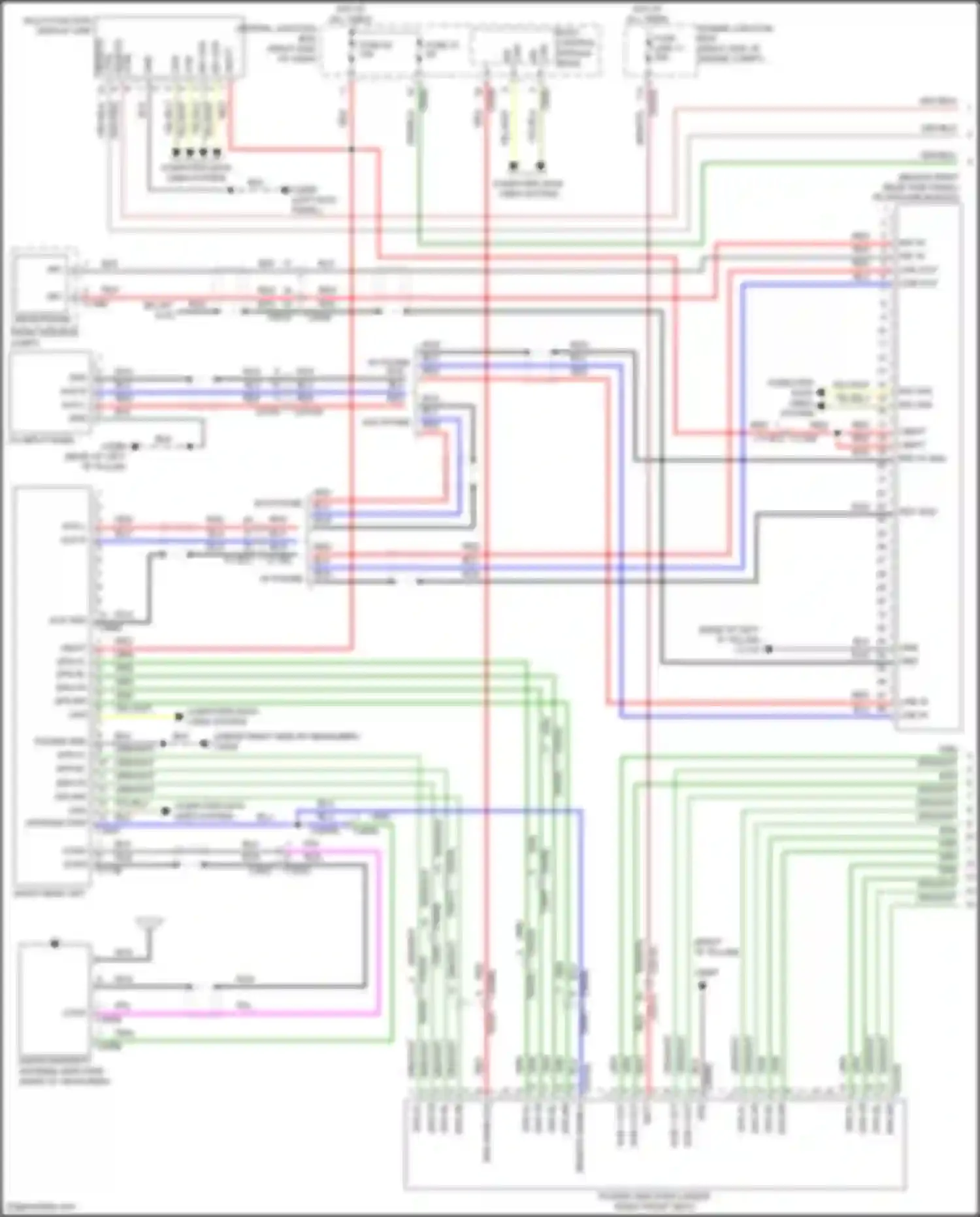 Discovery Land Rover IV (2009-2013): Radio circuit, midline (1 of 2)