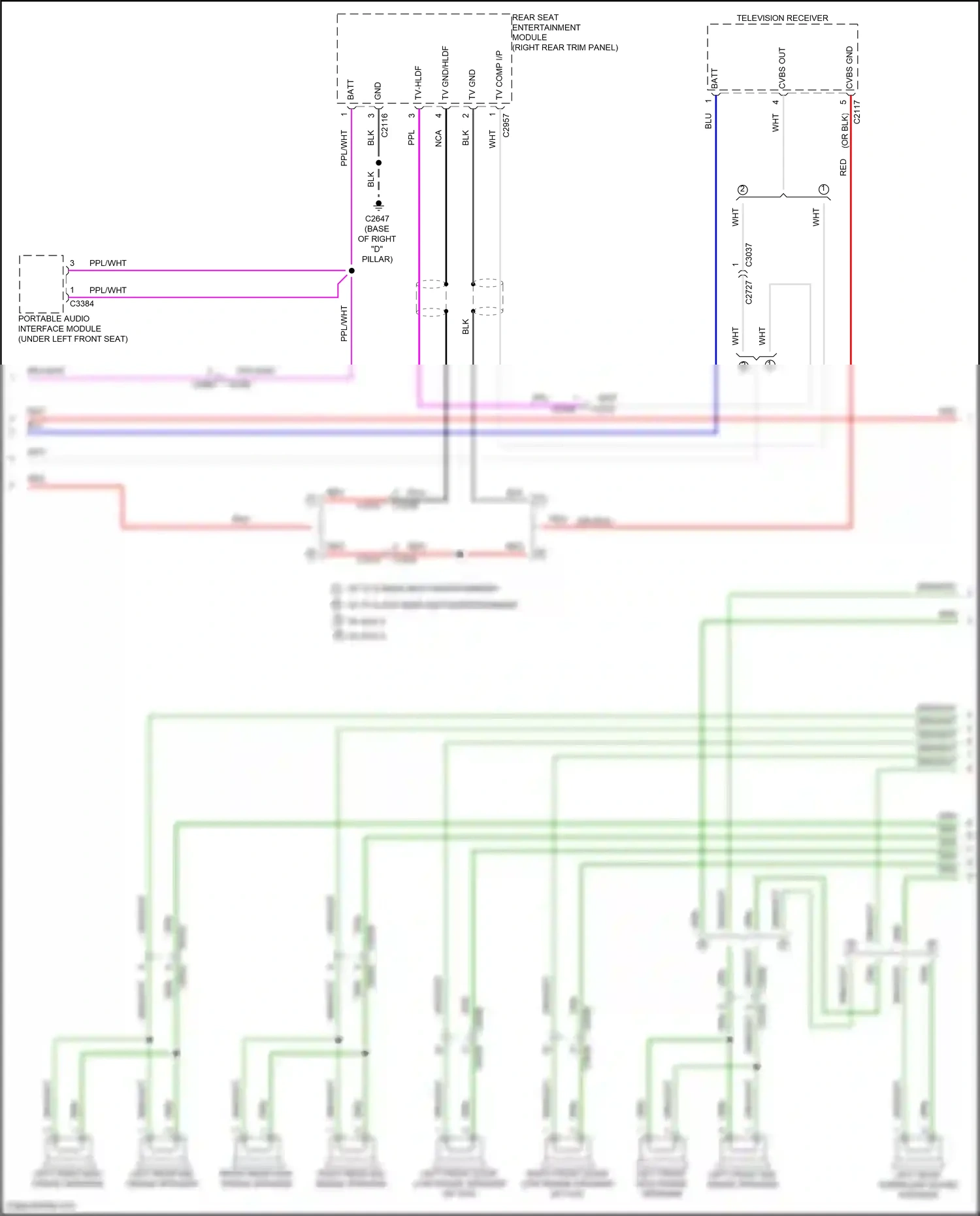 Wiring diagram blu for Land Rover Discovery IV (2009-2013) (25 of 44)