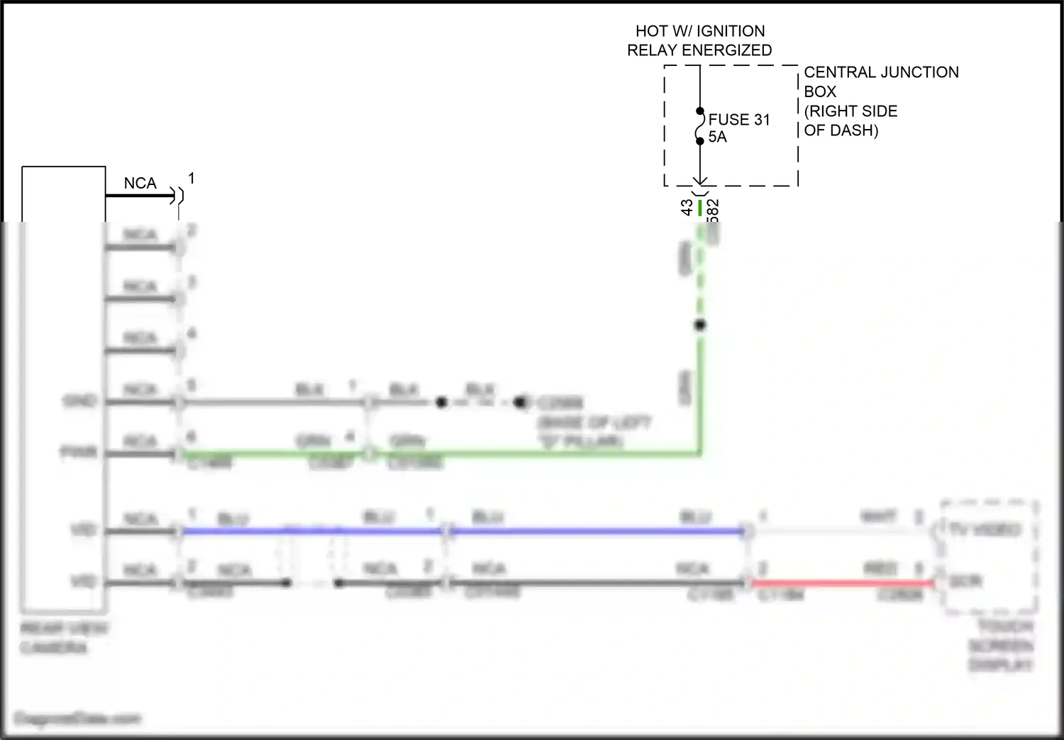 Wiring diagram blu for Land Rover Discovery IV (2009-2013) (38 of 44)