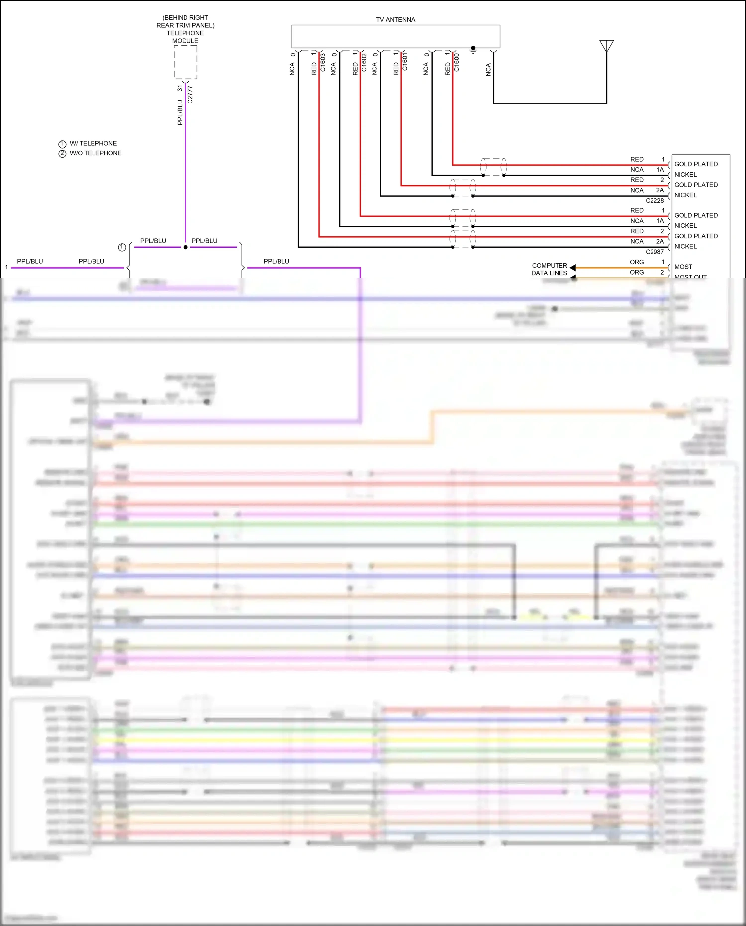 Wiring diagram computer data lines system for Land Rover Discovery IV (2009-2013) (49 of 64)