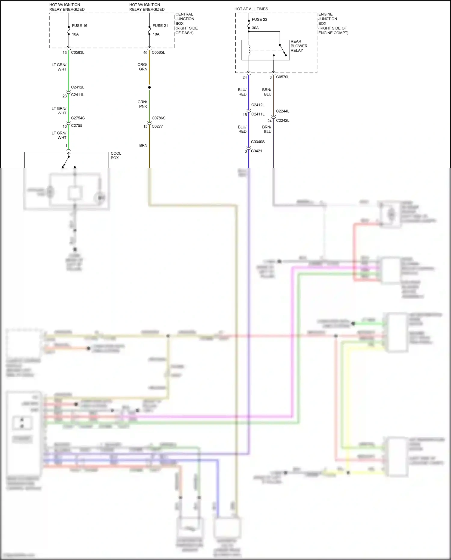 Wiring diagram computer data lines system for Land Rover Discovery IV (2009-2013) (18 of 64)