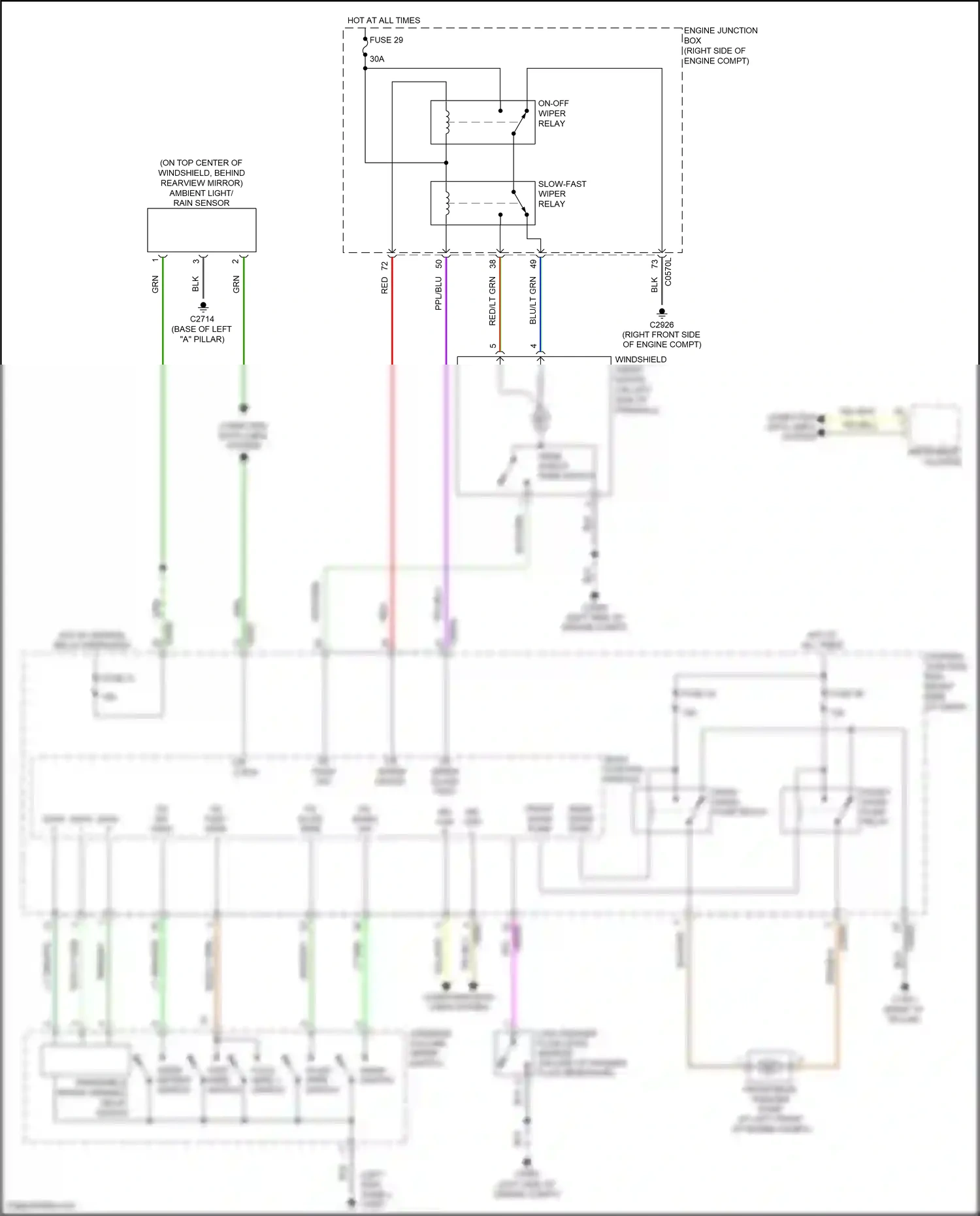 Wiring diagram engine junction box for Land Rover Discovery IV (2009-2013) (4 of 49)