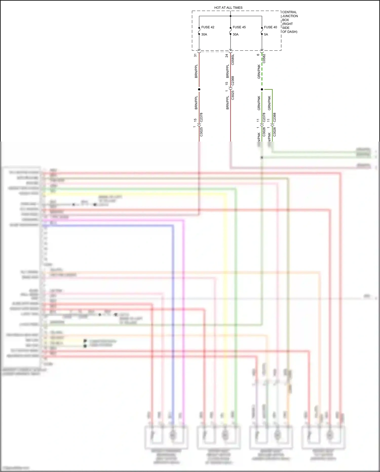 Wiring diagram logic feed for Land Rover Discovery IV (2009-2013) (1 of 1)