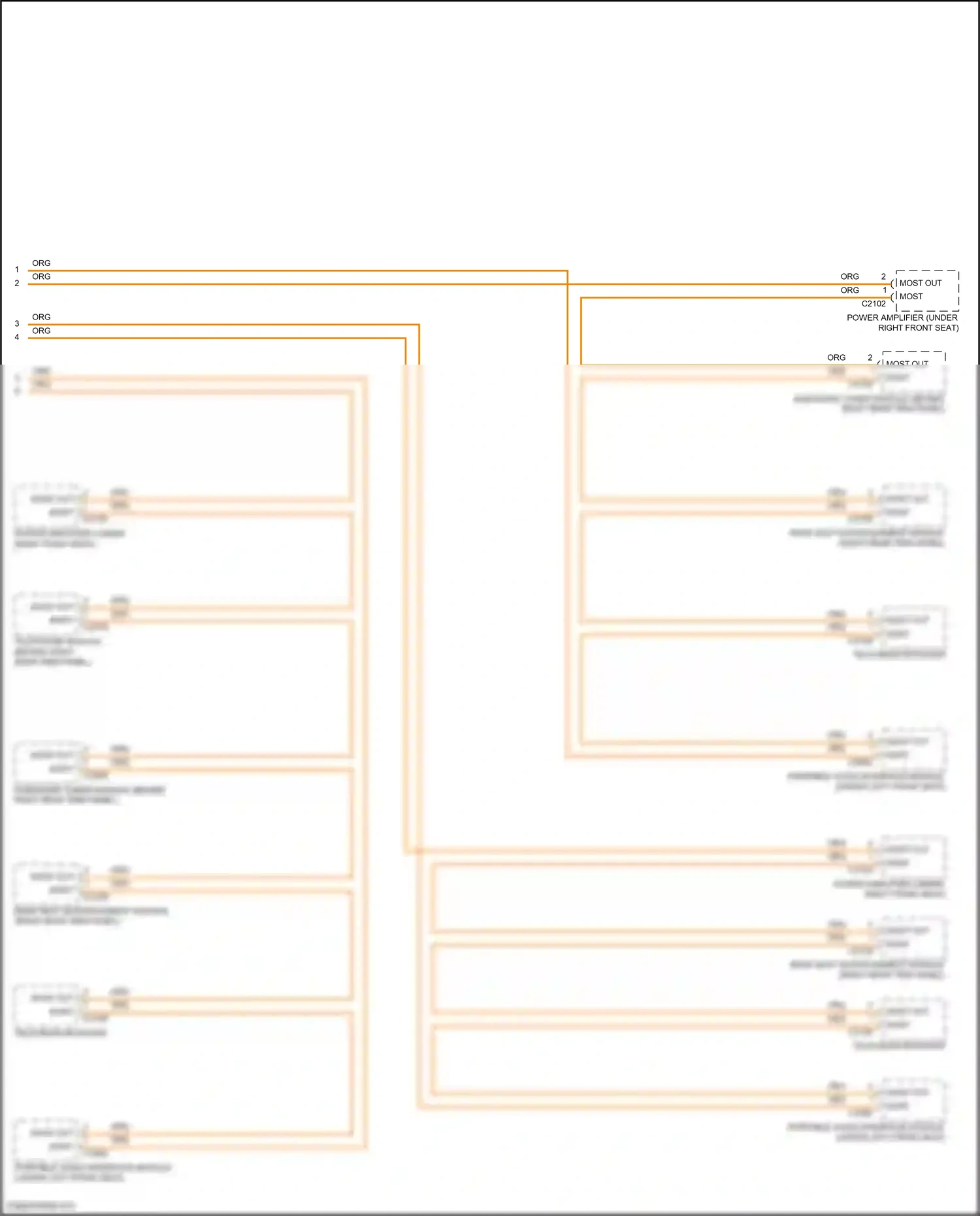 Wiring diagram telephone module for Land Rover Discovery IV (2009-2013) (2 of 8)