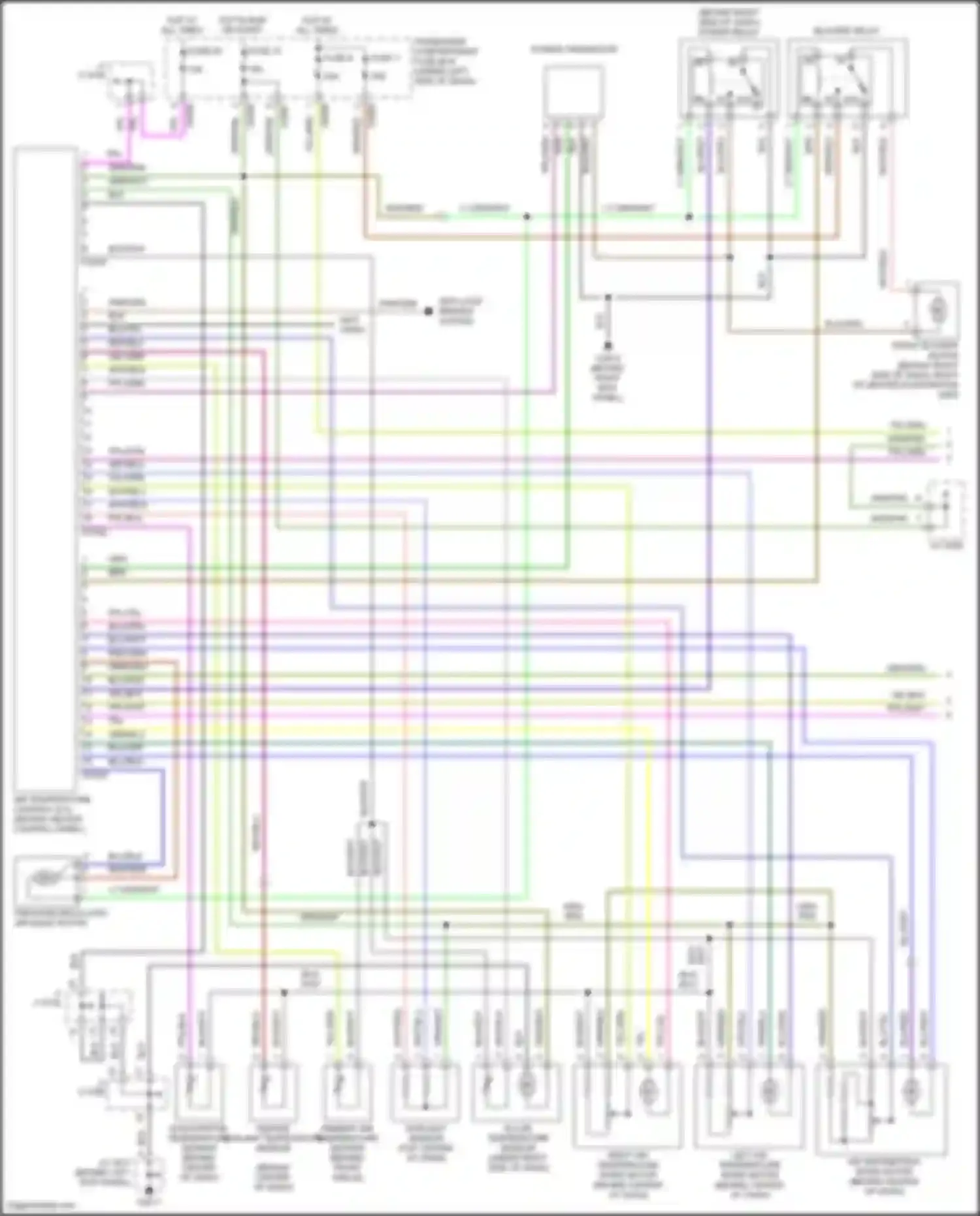 Discovery Land Rover L318 (2002-2004): Automatic a/c circuit (1 of 2)