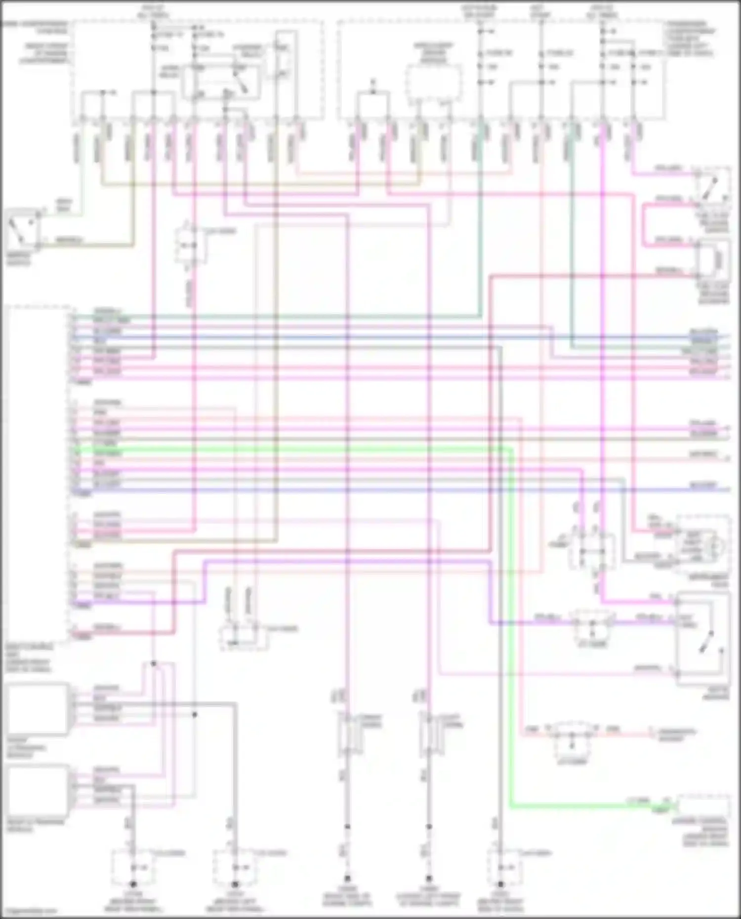 Discovery Land Rover L318 (2002-2004): Anti-theft circuit (1 of 2)