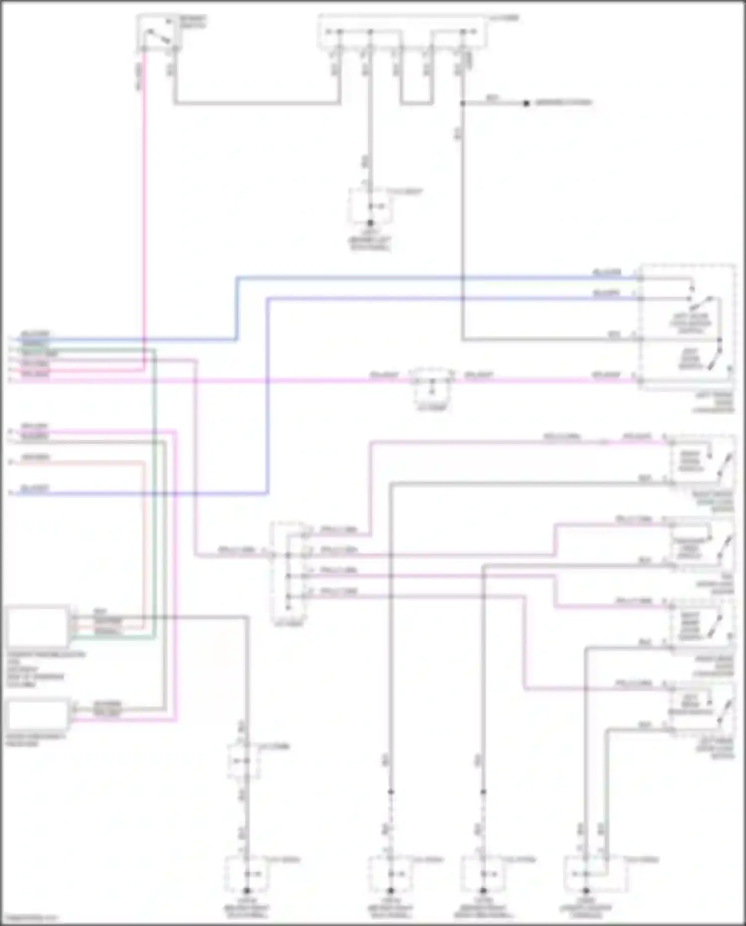 Discovery Land Rover L318 (2002-2004): Anti-theft circuit (2 of 2)