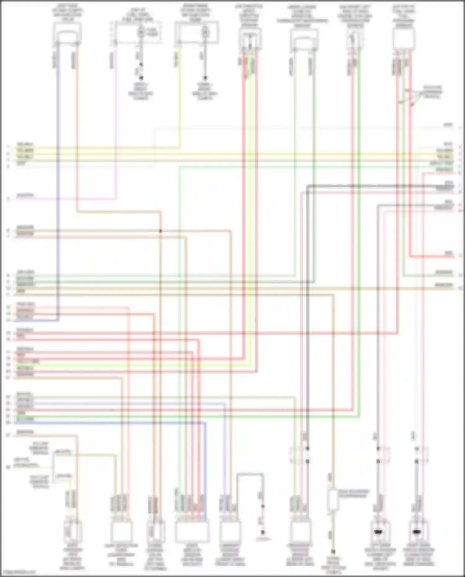 Discovery Land Rover L318 (2002-2004): Wiring diagram engine performance 4.6l (2 of 3)
