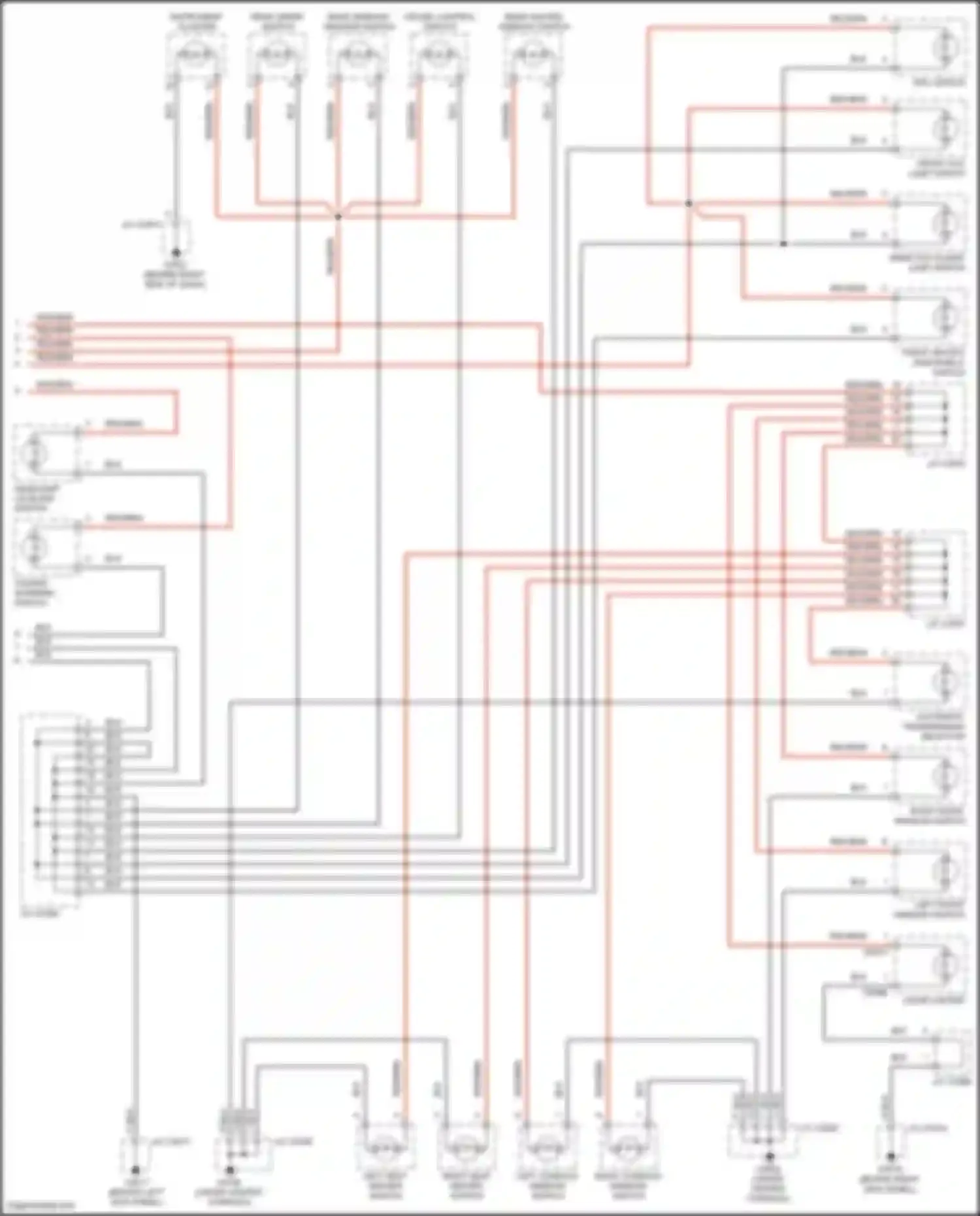 Discovery Land Rover L318 (2002-2004): Instrument illumination circuit (2 of 2)