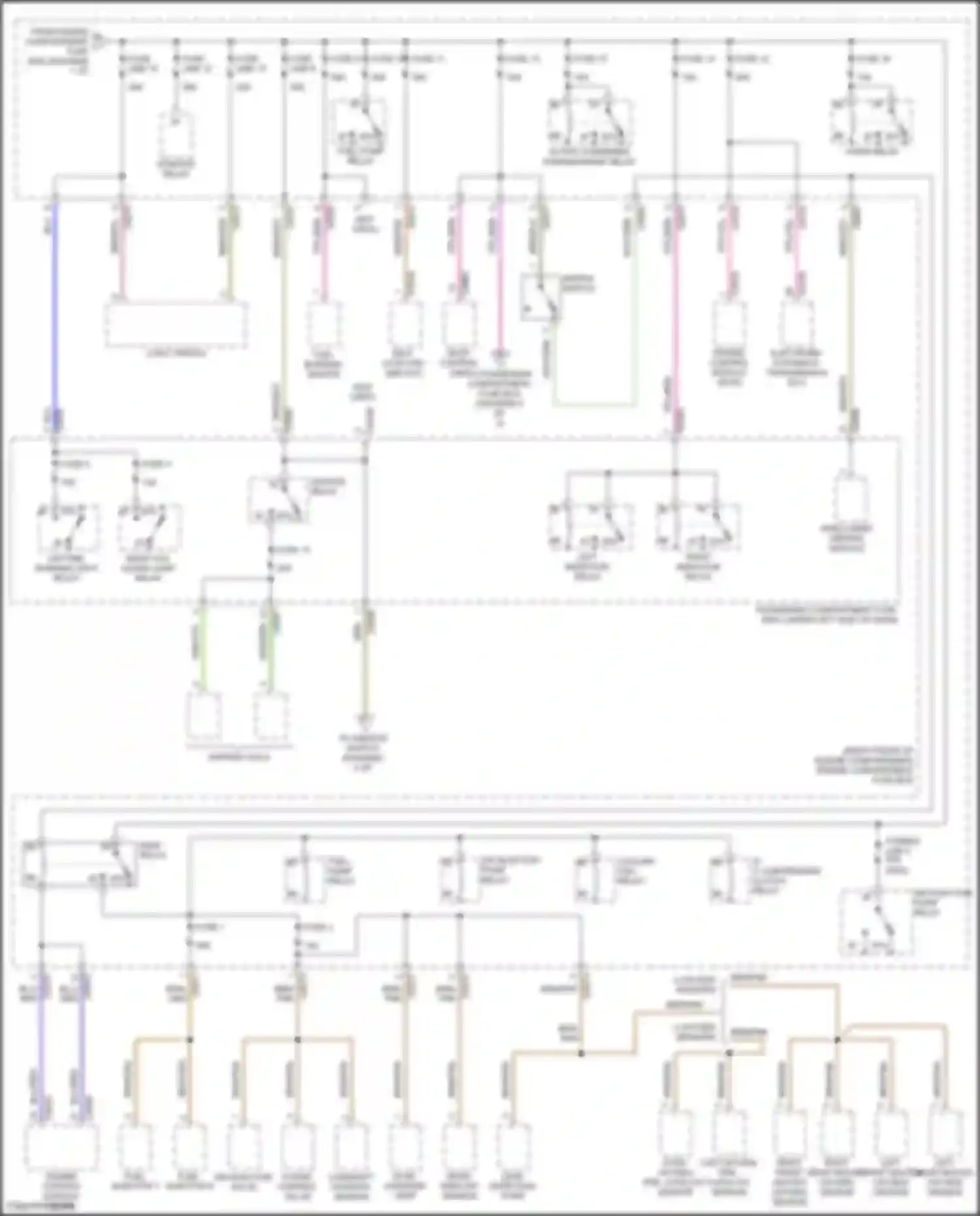 Discovery Land Rover L318 (2002-2004): Power distribution circuit (2 of 5)