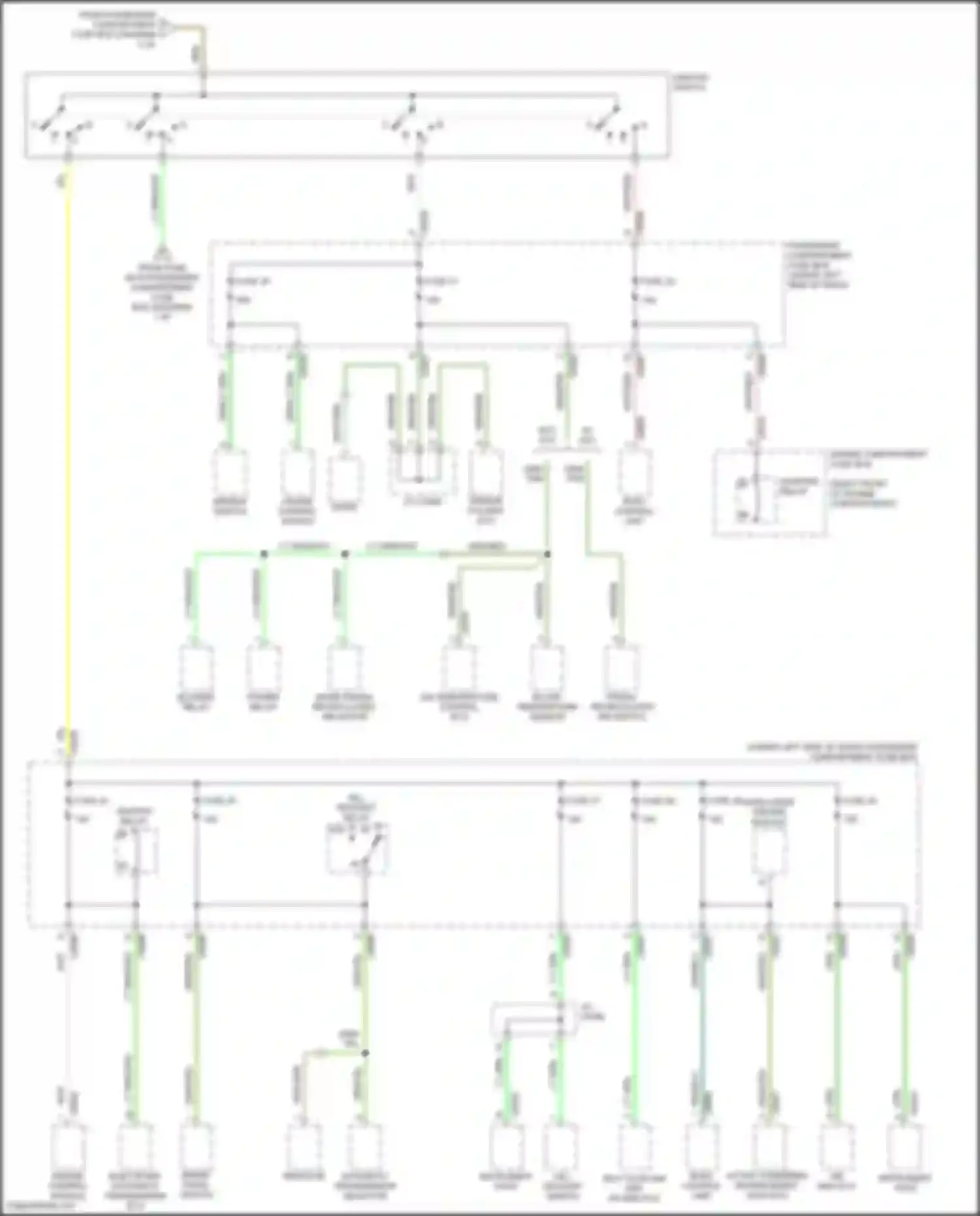 Discovery Land Rover L318 (2002-2004): Power distribution circuit (4 of 5)