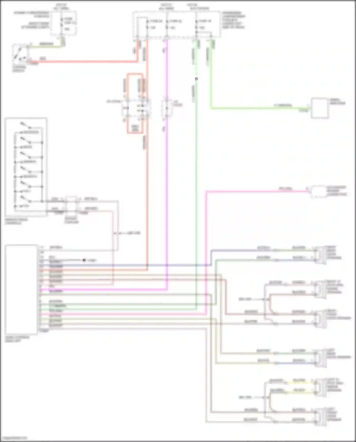 Discovery Land Rover L318 (2002-2004): Radio circuit, base & mid-level
