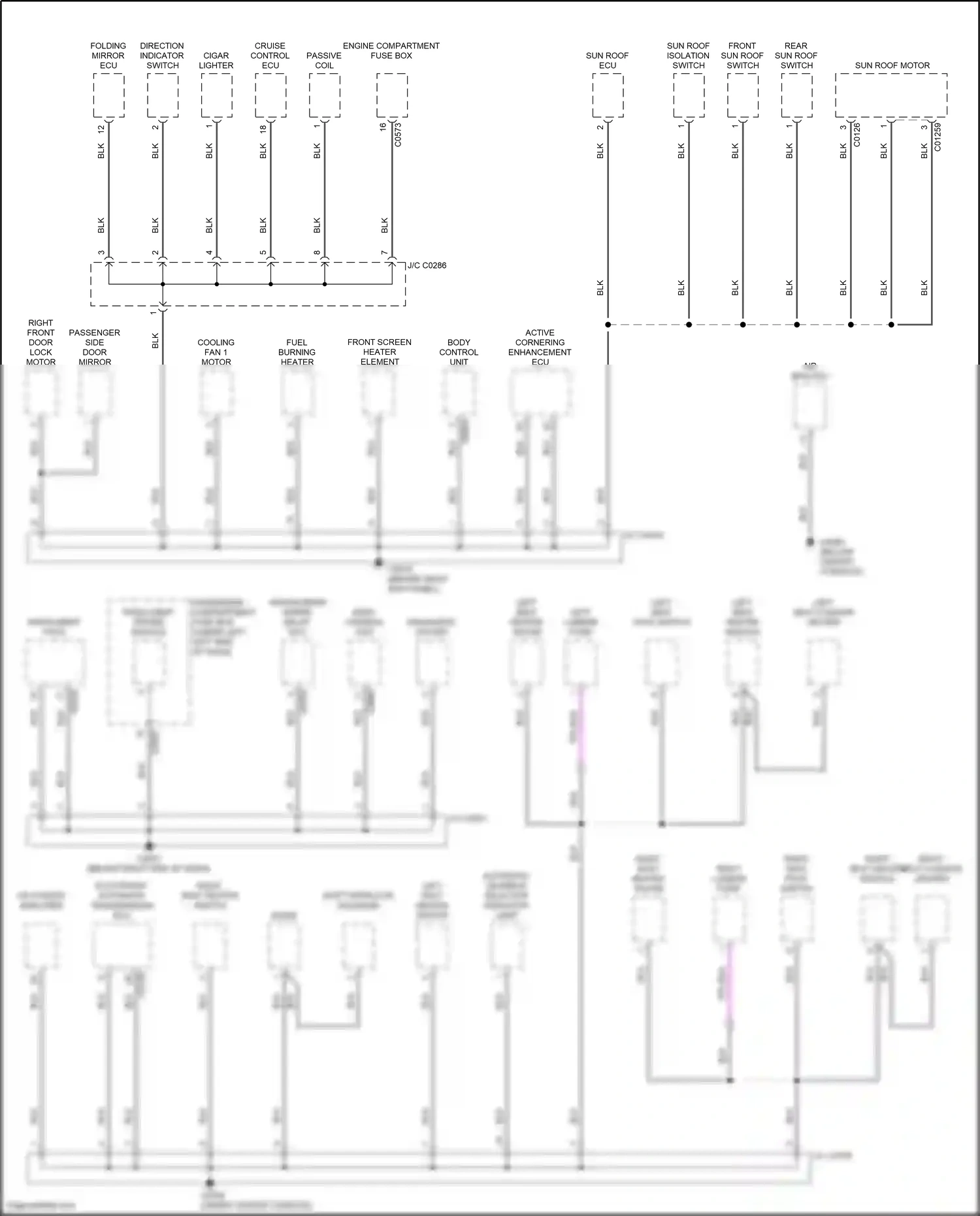 Wiring diagram intelligent driver module for Land Rover Discovery L318 (2002-2004) (4 of 8)