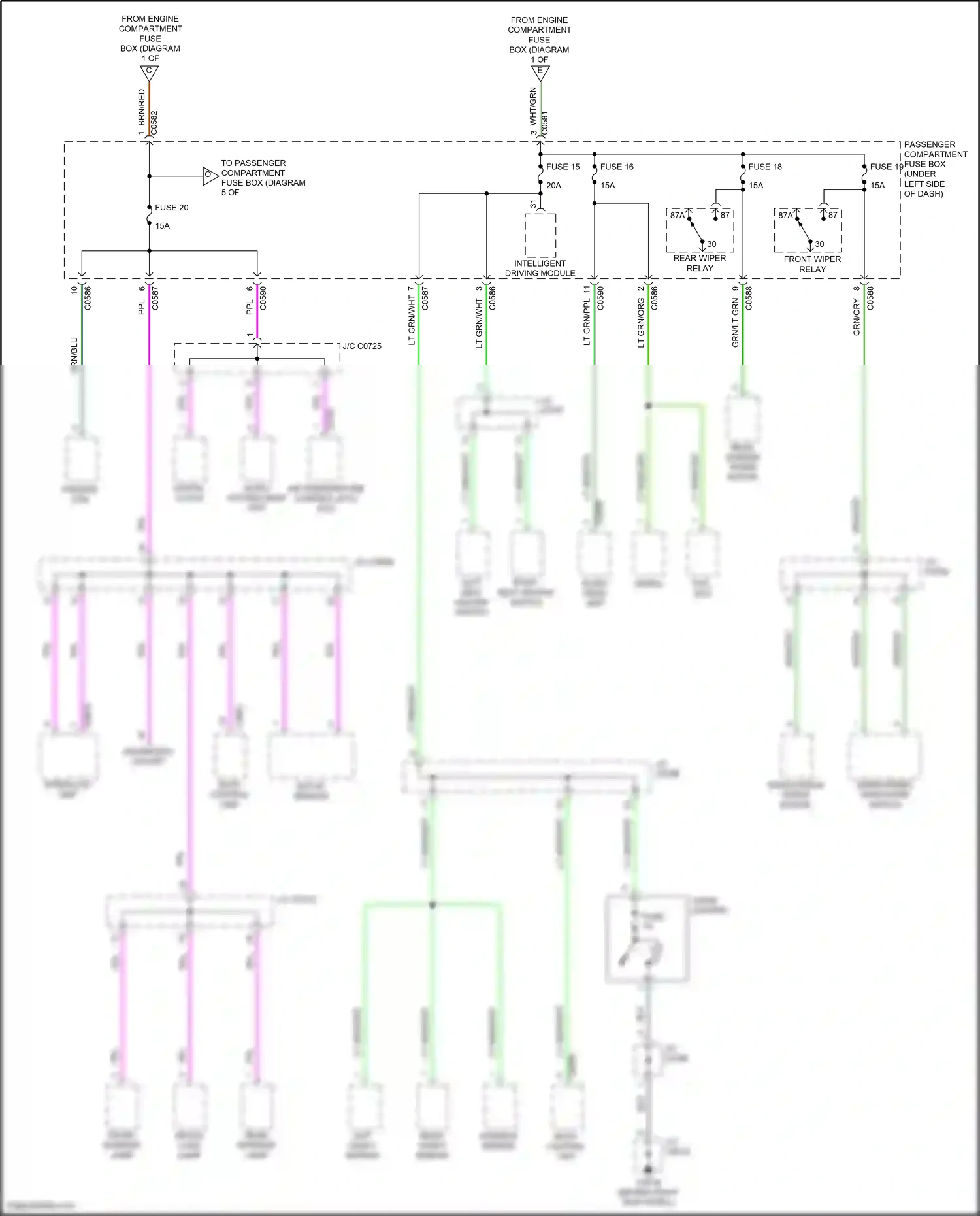 Wiring diagram key-in sensor for Land Rover Discovery L318 (2002-2004) (2 of 2)