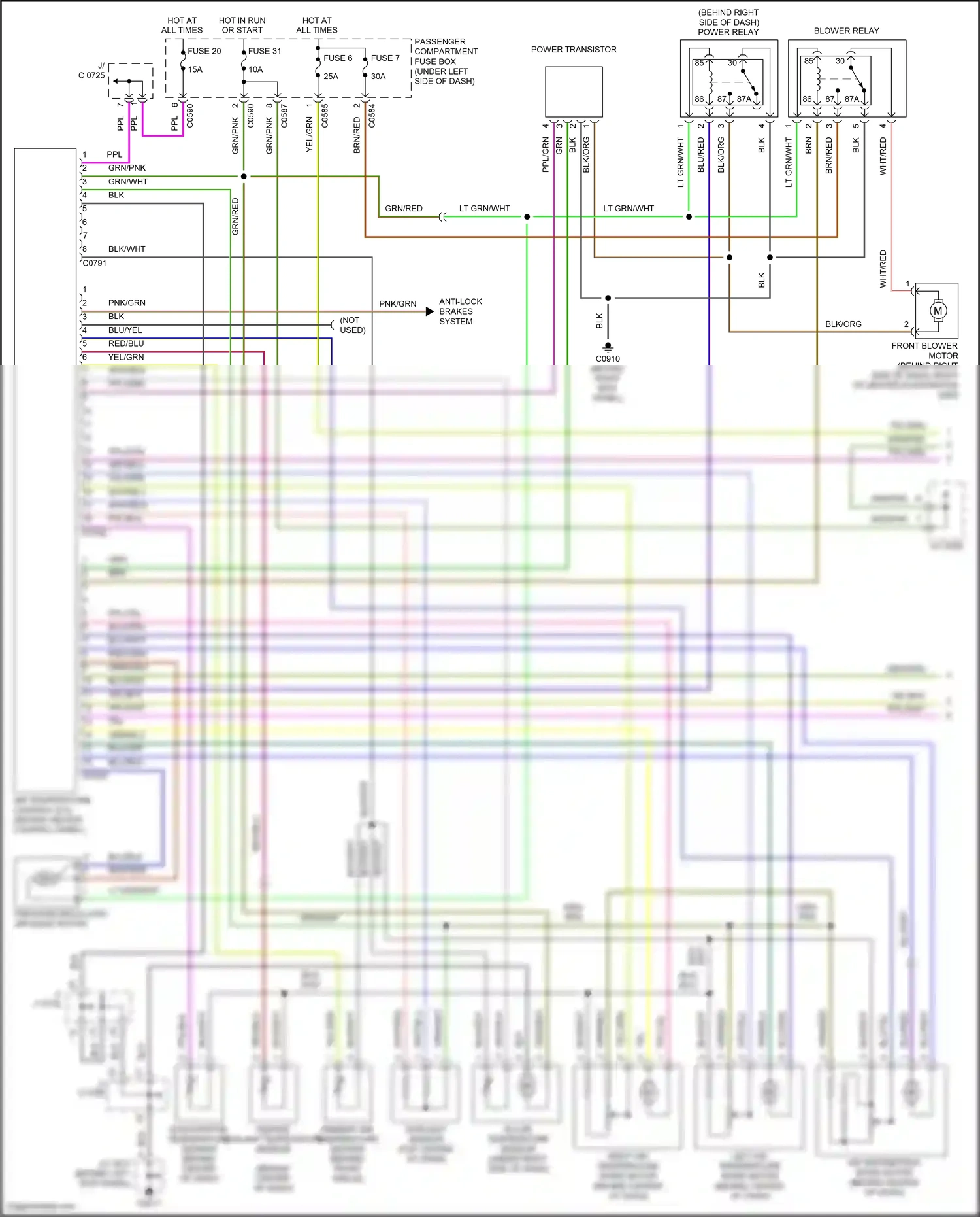 Wiring diagram sunlight sensor for Land Rover Discovery L318 (2002-2004) (1 of 1)