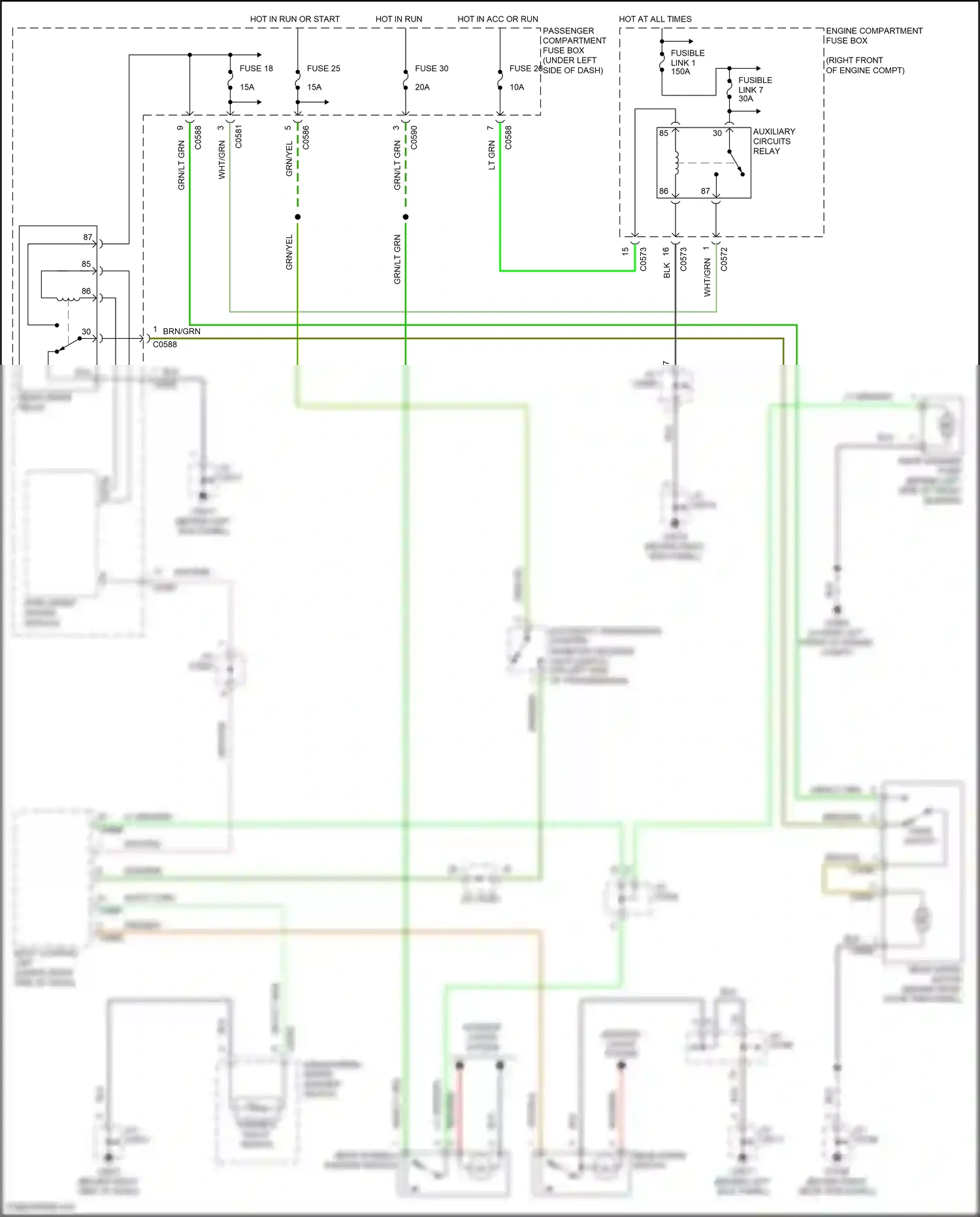 Wiring diagram variable delay switch for Land Rover Discovery L318 (2002-2004) (2 of 2)
