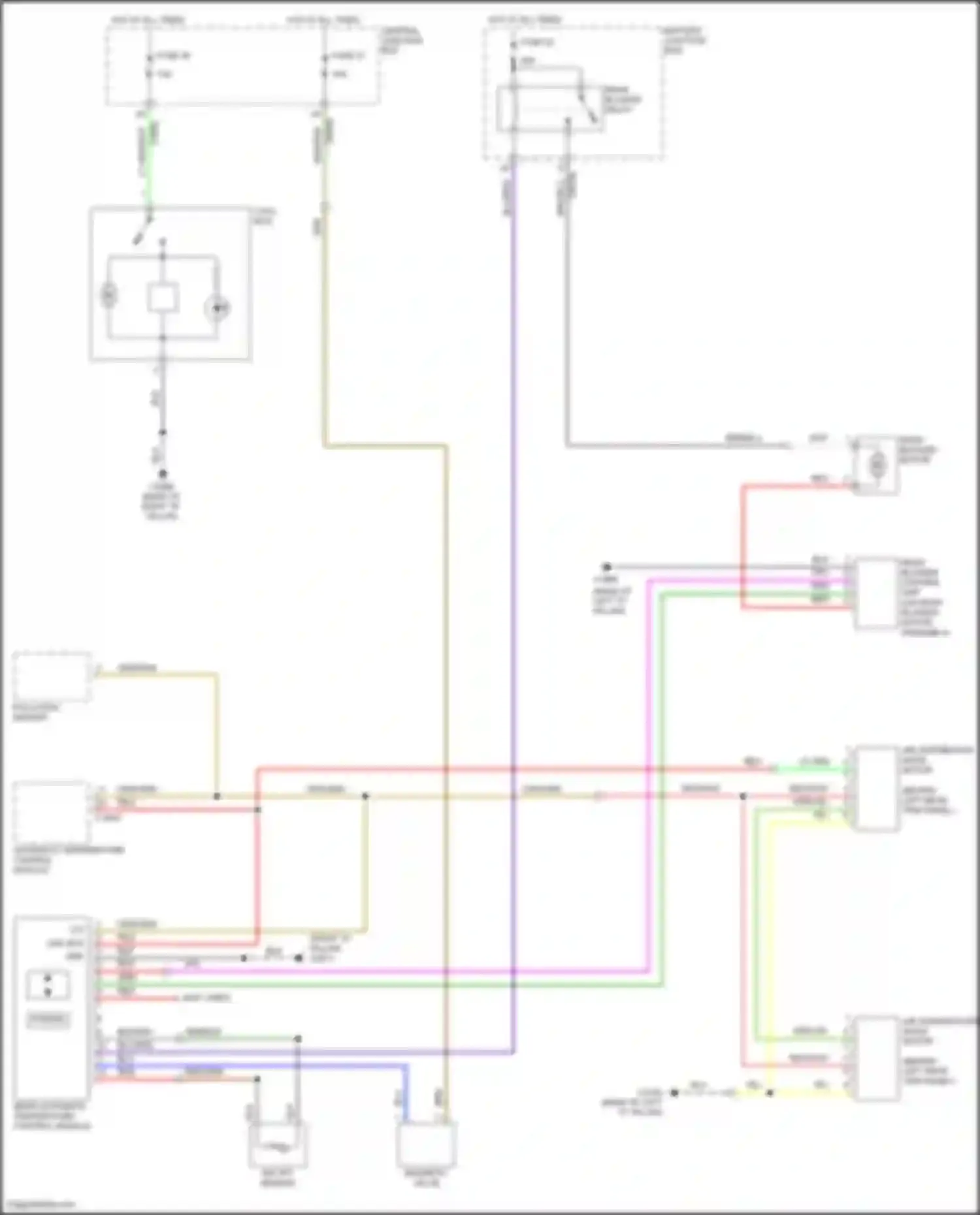 Discovery Land Rover L319 (2004-2009): Rear a/c circuit