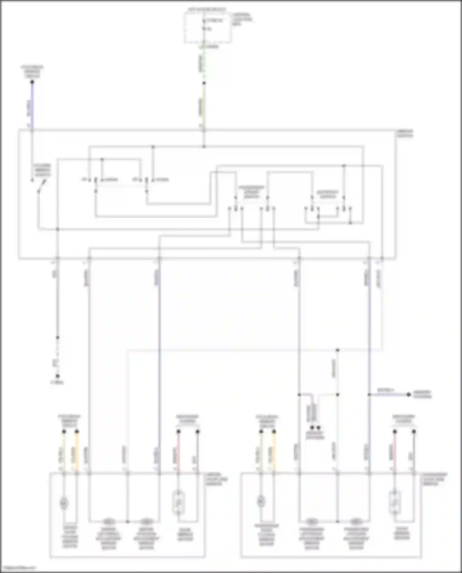 Discovery Land Rover L319 (2004-2009): Power mirrors circuit